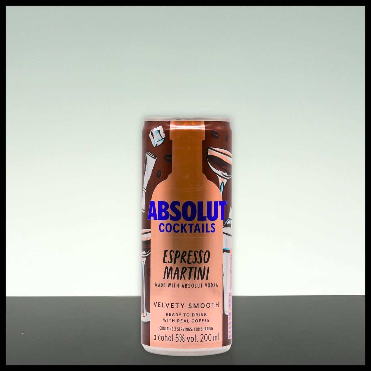 Absolut Espresso Martini MHD 02/25 0,2L - 5% Vol. - Trinklusiv