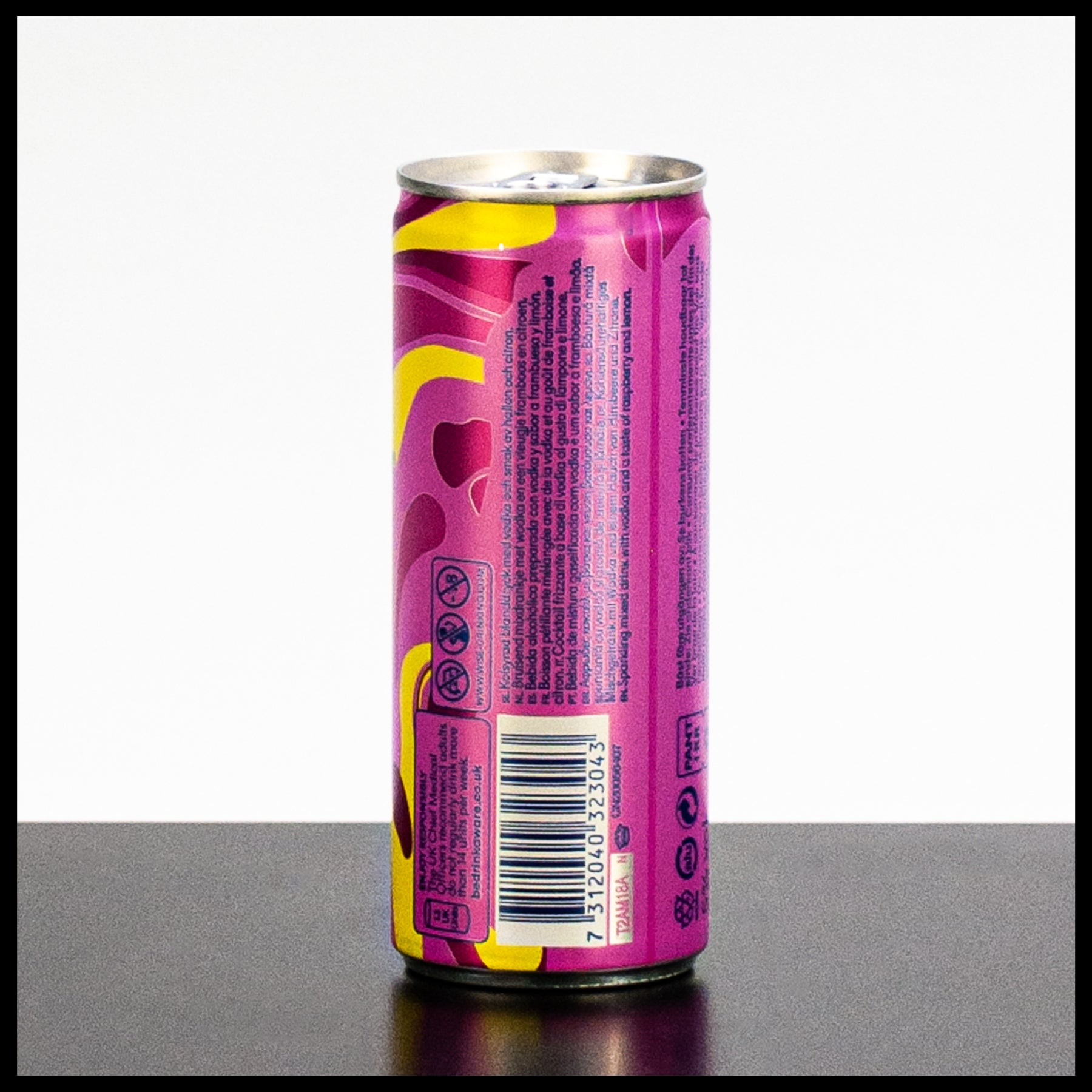 Absolut Raspberry Lemonade 0,25L - 5% Vol. - Trinklusiv