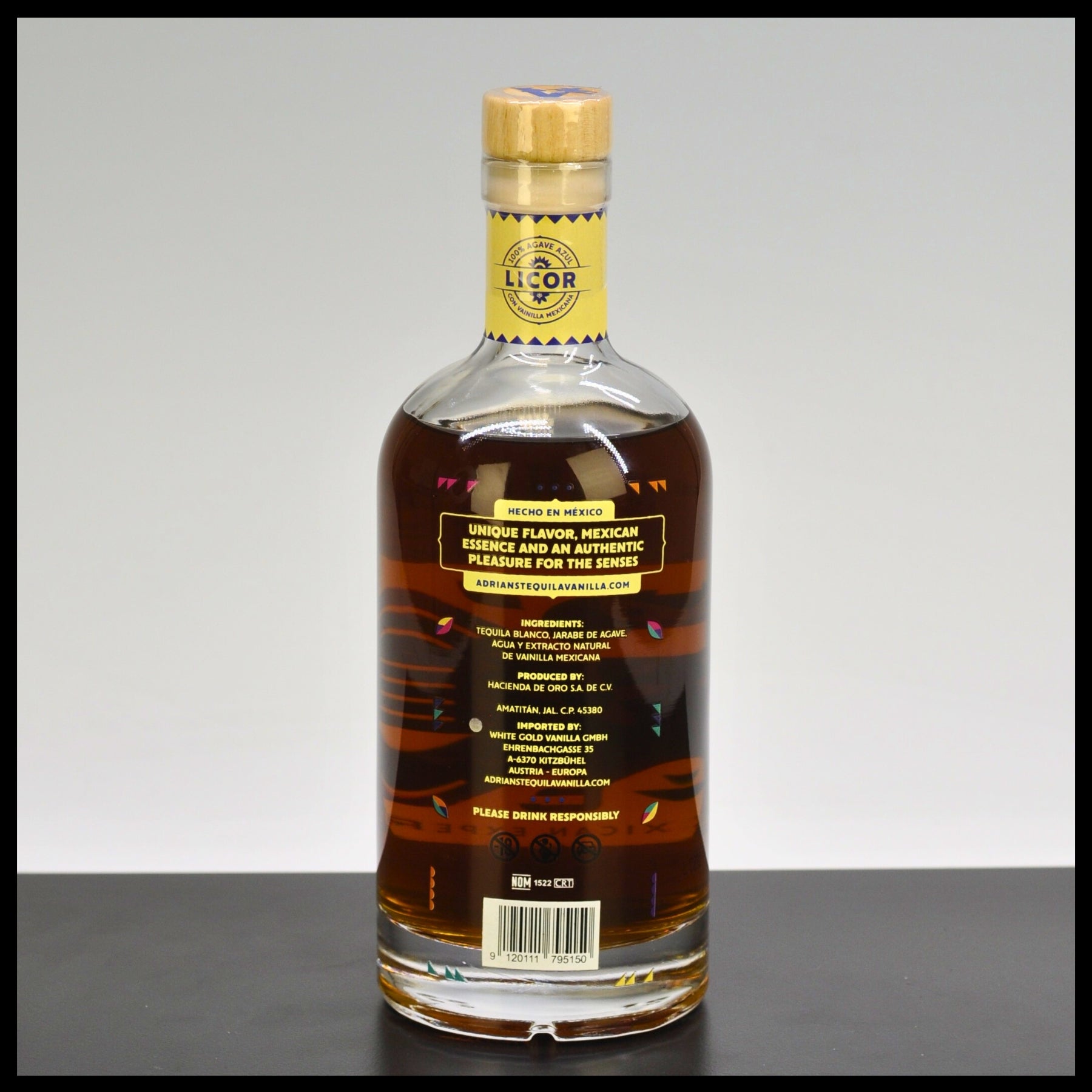 Adrian's Tequila Vanilla Licor 0,7L - 30% Vol. - Trinklusiv