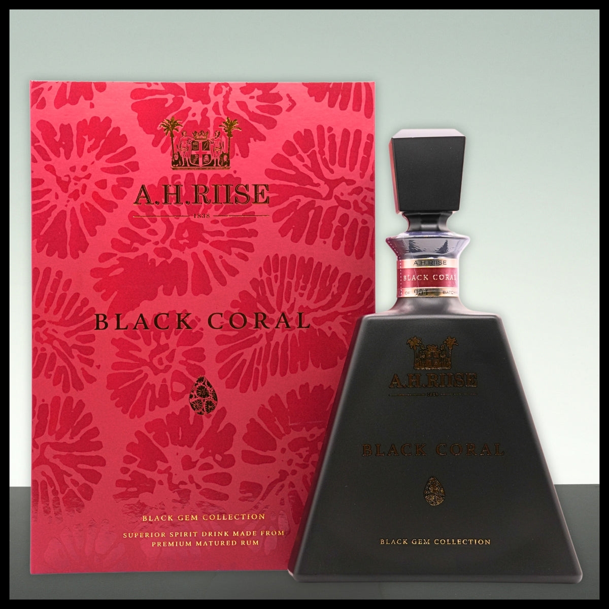 A.H. Riise BLACK CORAL Black Gem Collection 0,7L - 45,8% Vol. - Trinklusiv