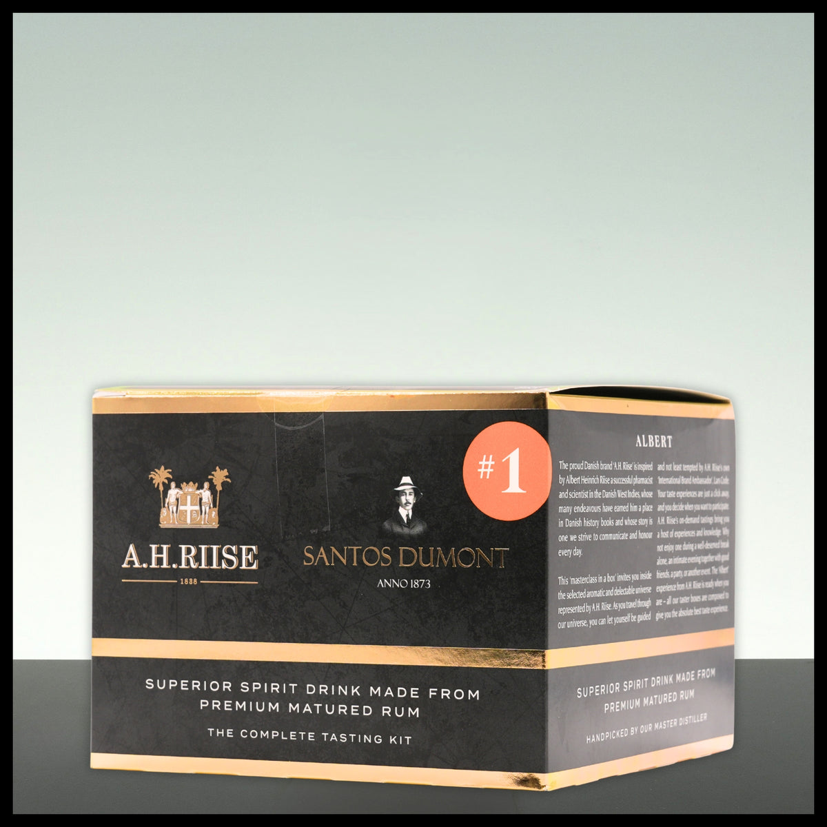 A.H. Riise & Santos Dumont Tasting Kit #1 - 9x 0,02L