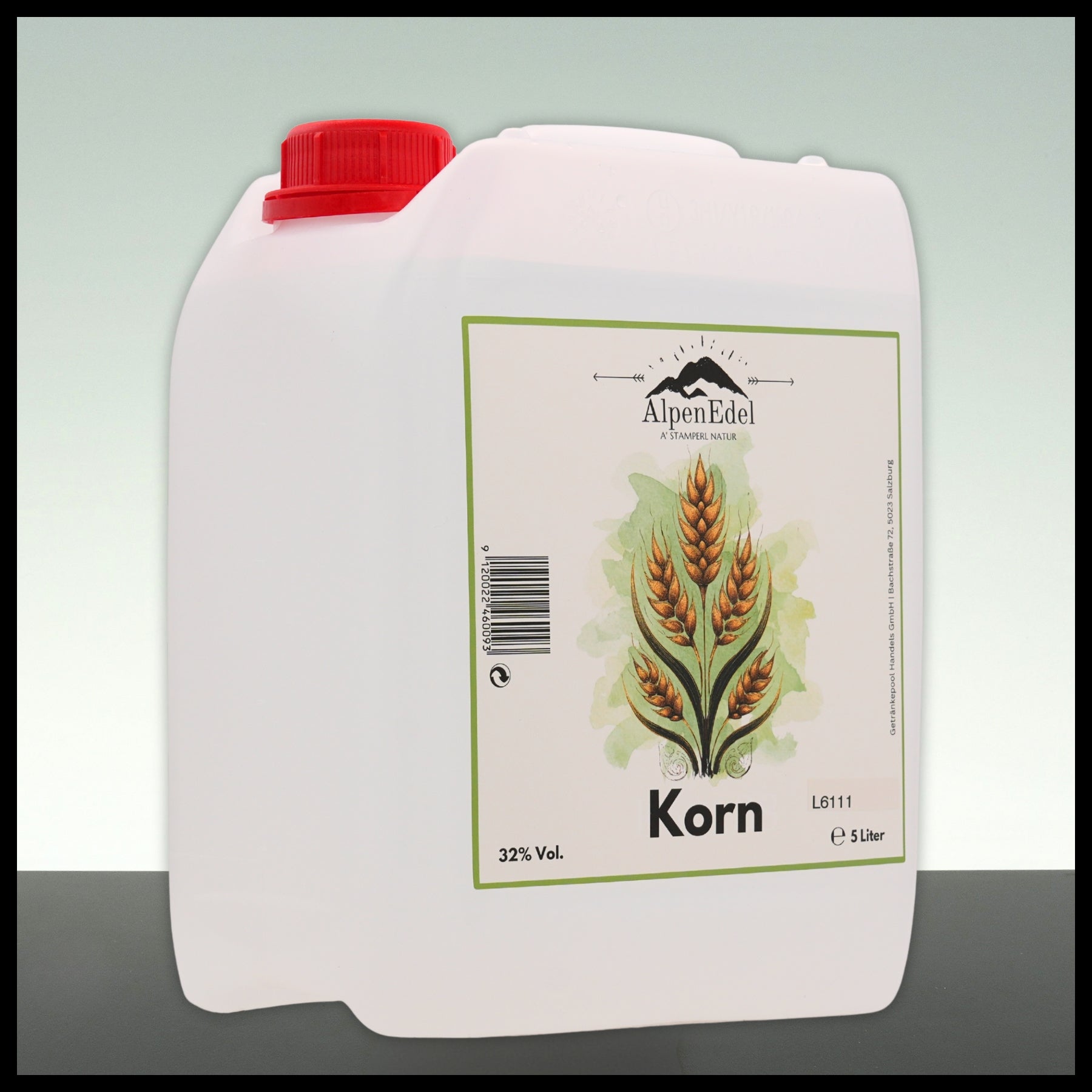 AlpenEdel Korn 5L Kanister – 32% Vol