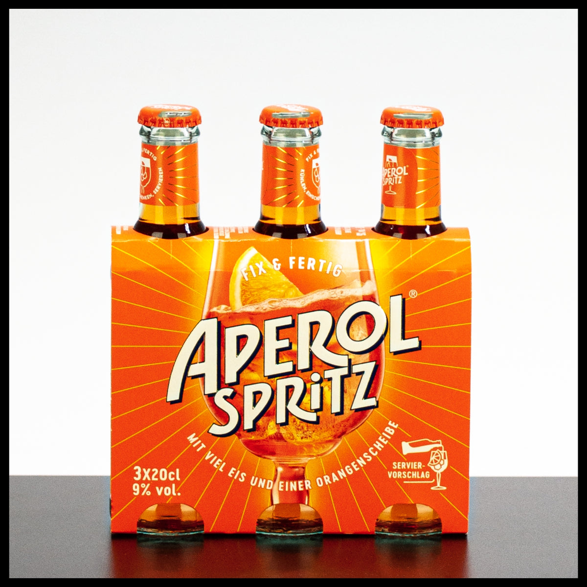Aperol Spritz 3x 0,2L - 9% Vol. - Trinklusiv