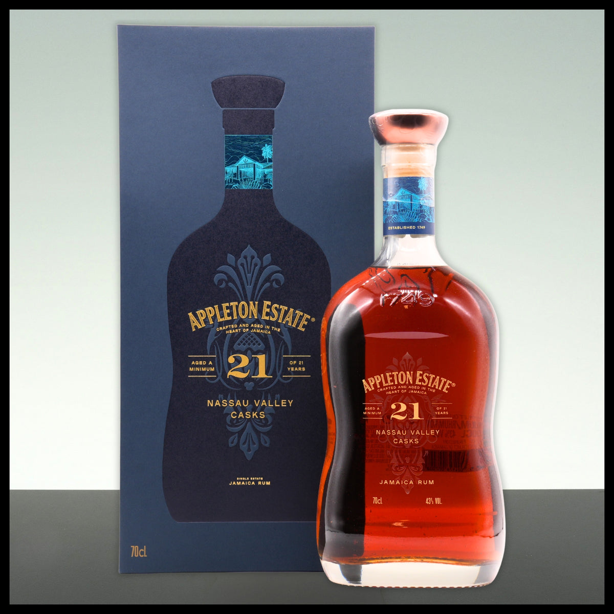 Appleton Estate 21 YO Jamaica Rum 0,7L - 43% Vol. - Trinklusiv