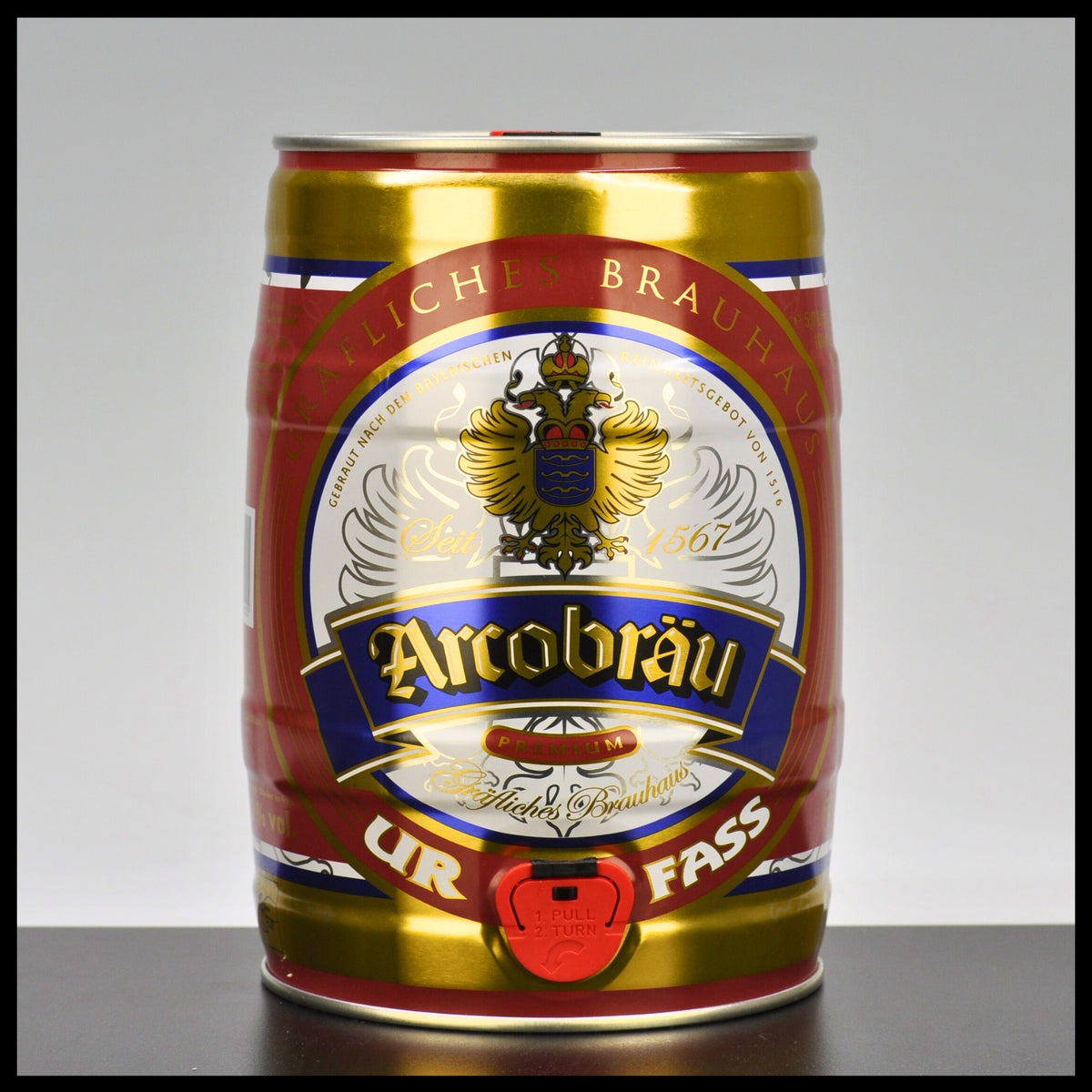 Arcobräu Urfass Partyfass 5L - 5,2% Vol. - Trinklusiv