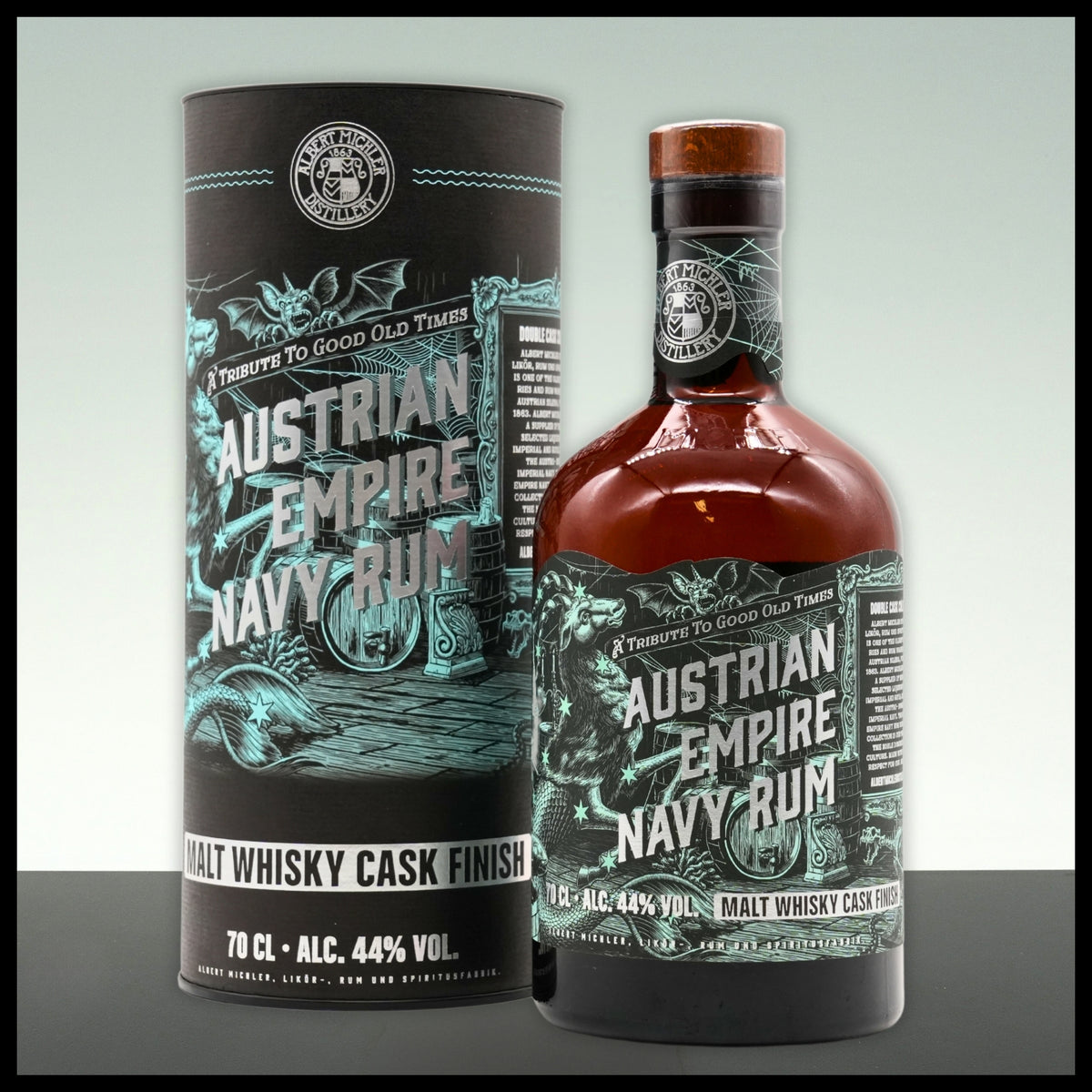Austrian Empire Navy Rum MALT WHISKY CASK Finish 0,7L - 44% Vol. - Trinklusiv