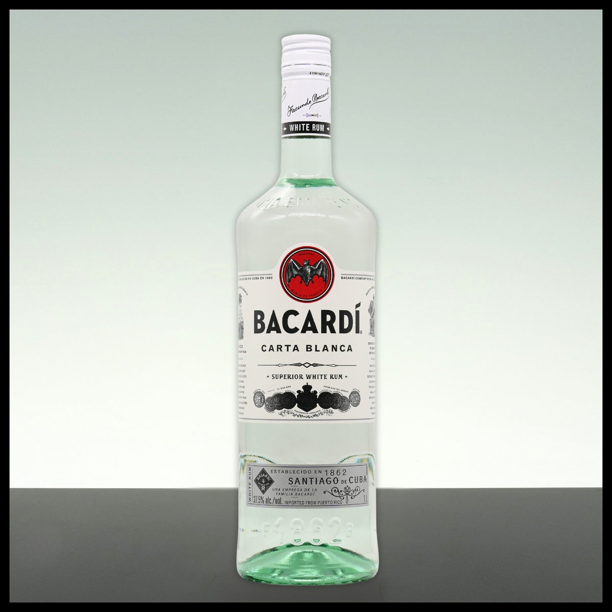 Bacardi Carta Blanca Superior White Rum 1L - 37,5% Vol.