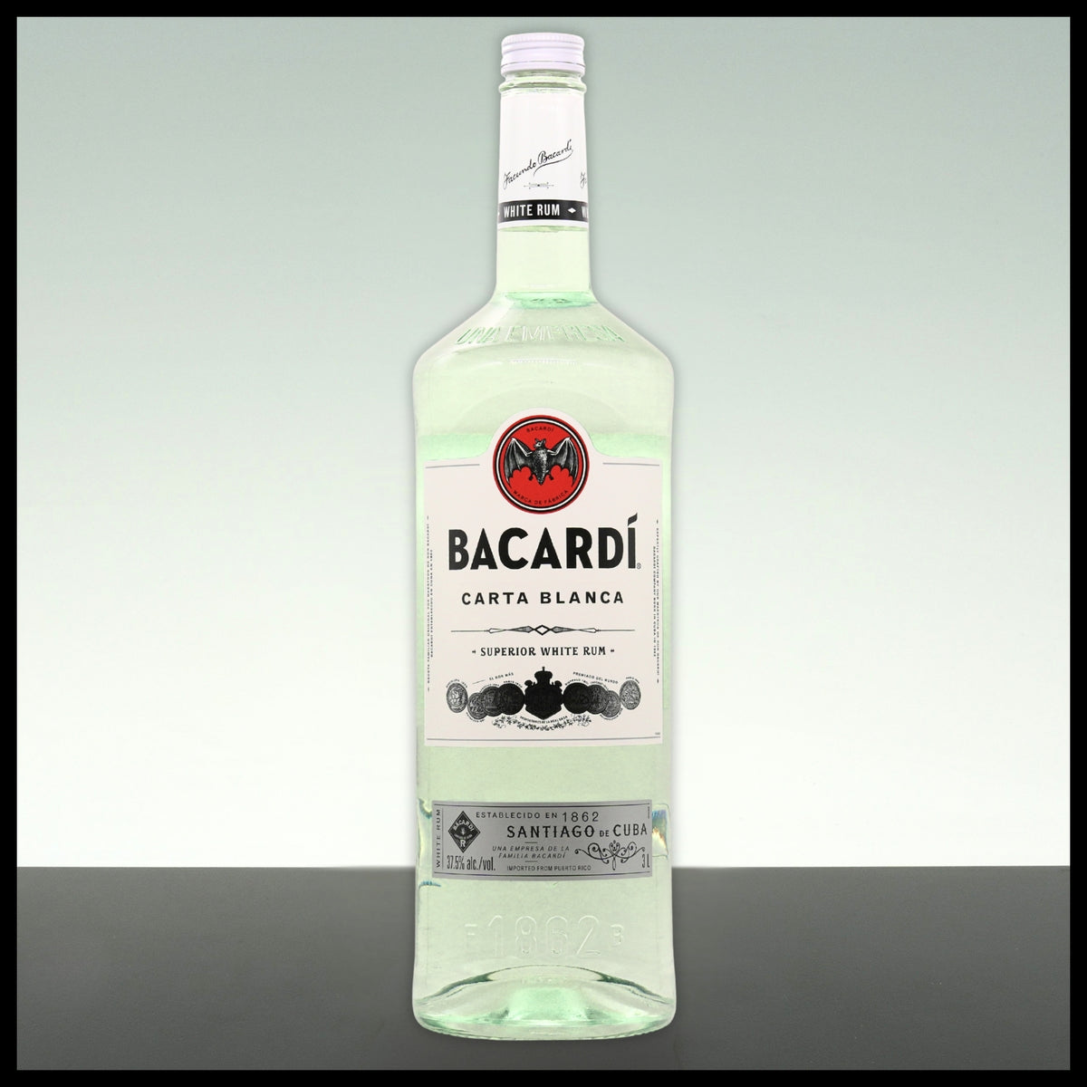 Bacardi Carta Blanca Superior White Rum 3L - 37,5% Vol.