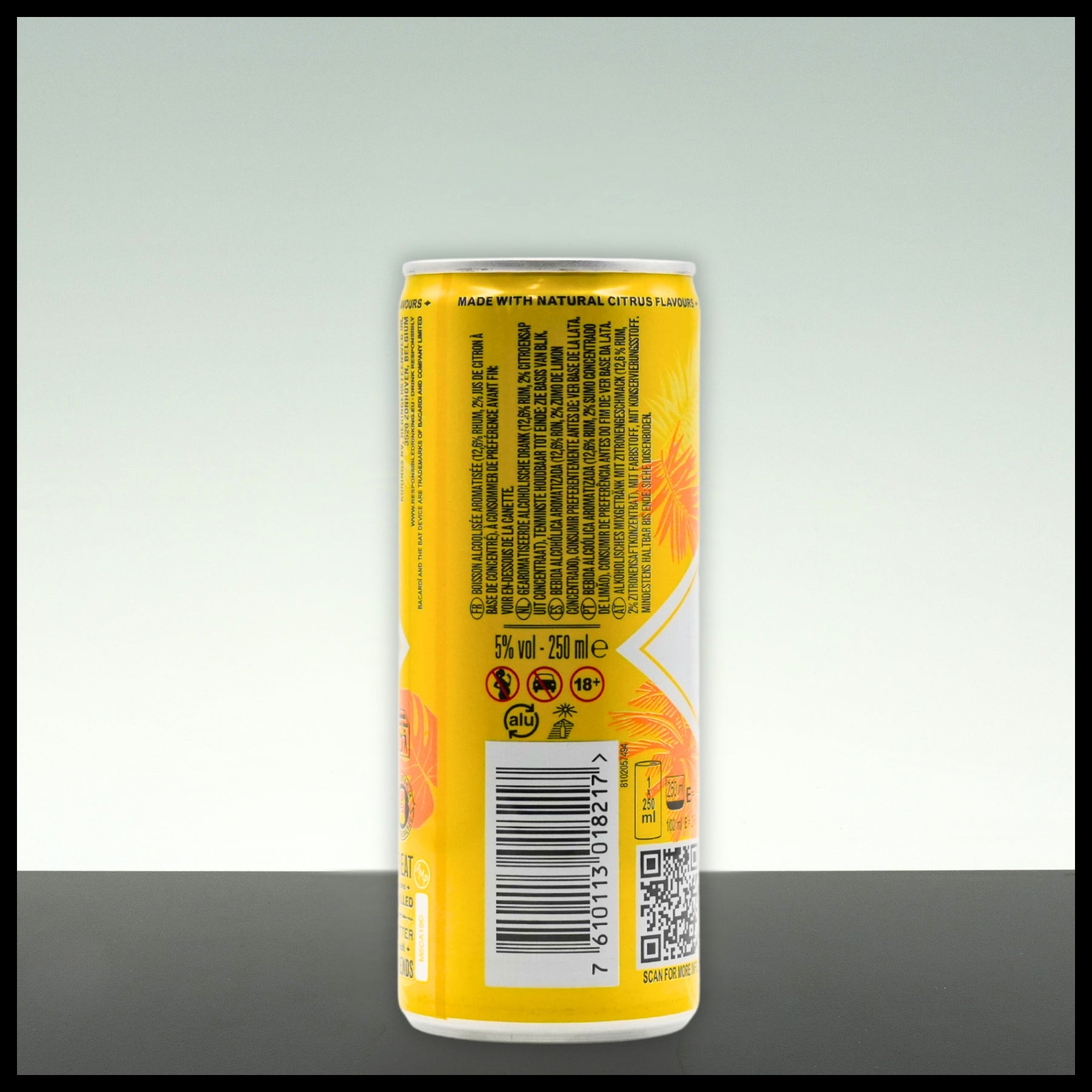 Bacardi Limon & Lemonade 0,25L - 5% Vol.