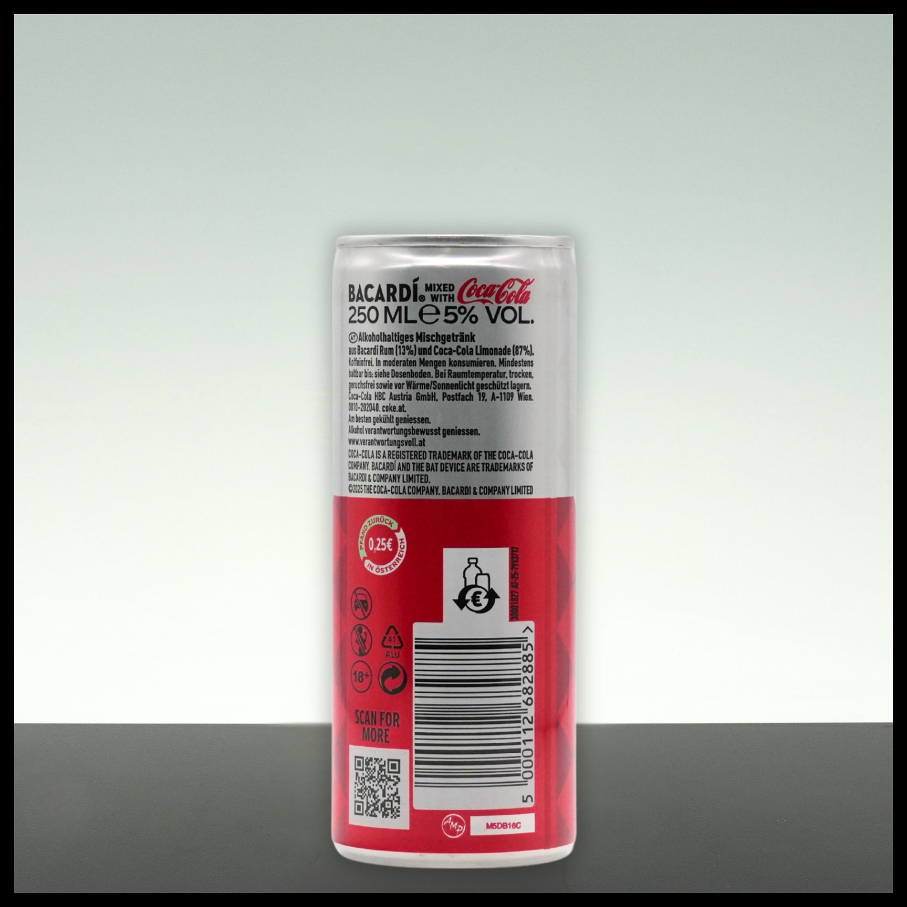 Bacardi Rum & COCA COLA 0,25L - 5% Vol.