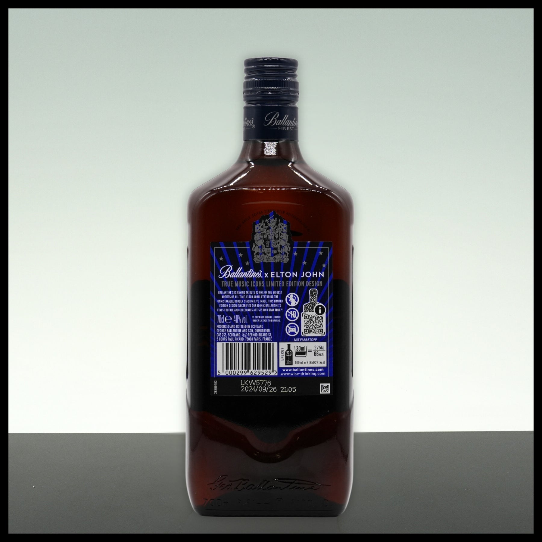 Ballantine's Finest ELTON JOHN Limited Edition Whisky 0,7L - 40% Vol. - Trinklusiv