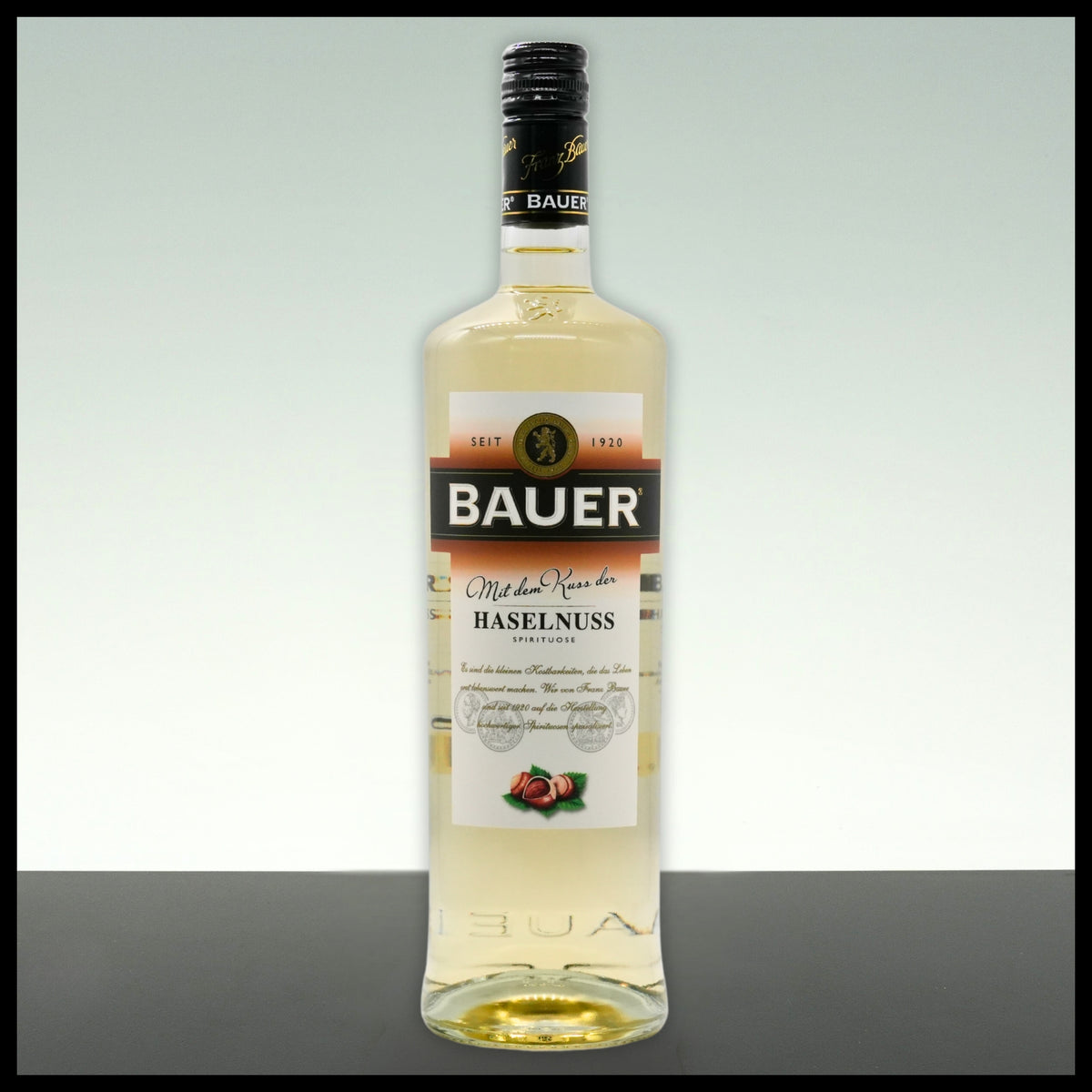 Bauer Kuss der Haselnuss Schnaps 1L - 33% Vol. - Trinklusiv