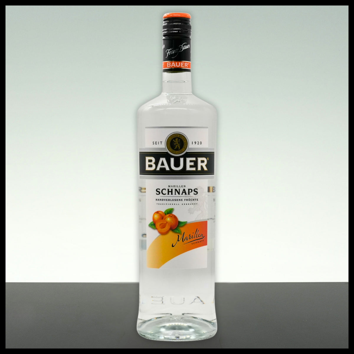 Bauer Marillen Schnaps 1L - 36% Vol. - Trinklusiv