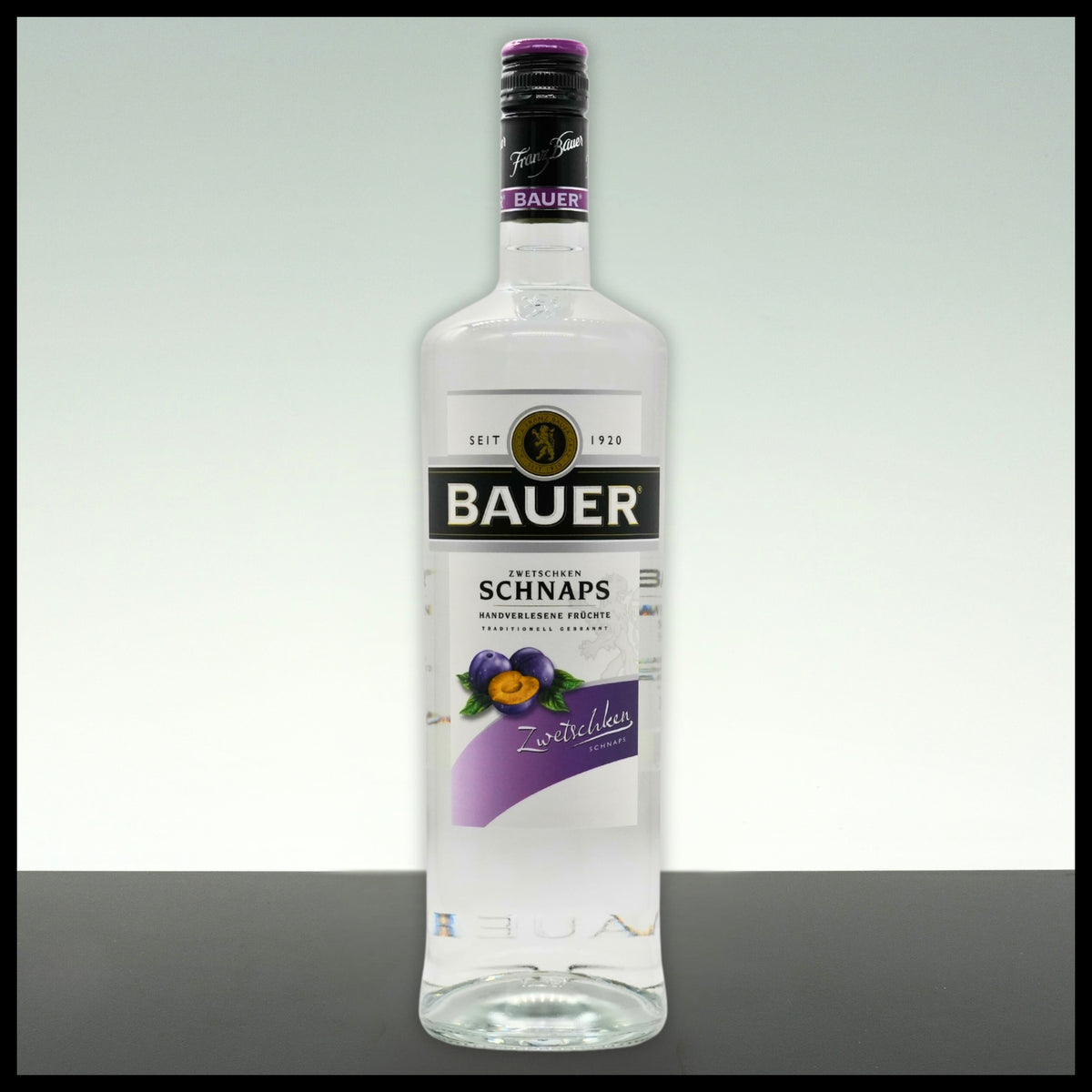 Bauer Zwetschken Schnaps 1L - 36% Vol. - Trinklusiv