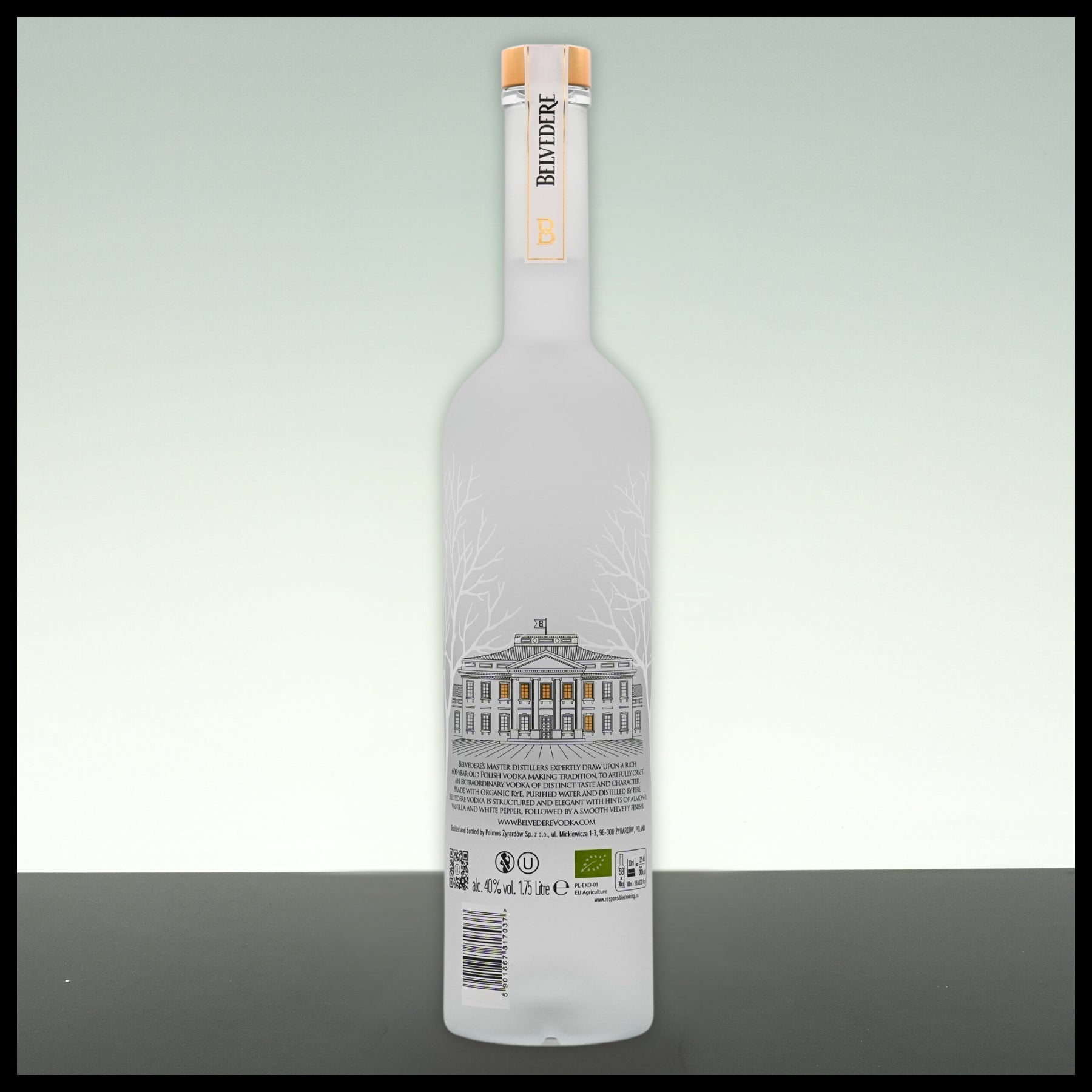 Belvedere Organic Vodka 1,75L - 40% Vol. - Trinklusiv