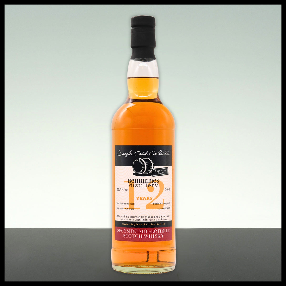 Benrinnes 12 YO 2008 Single Cask Collection 0,7L - 55,7% Vol. - Trinklusiv