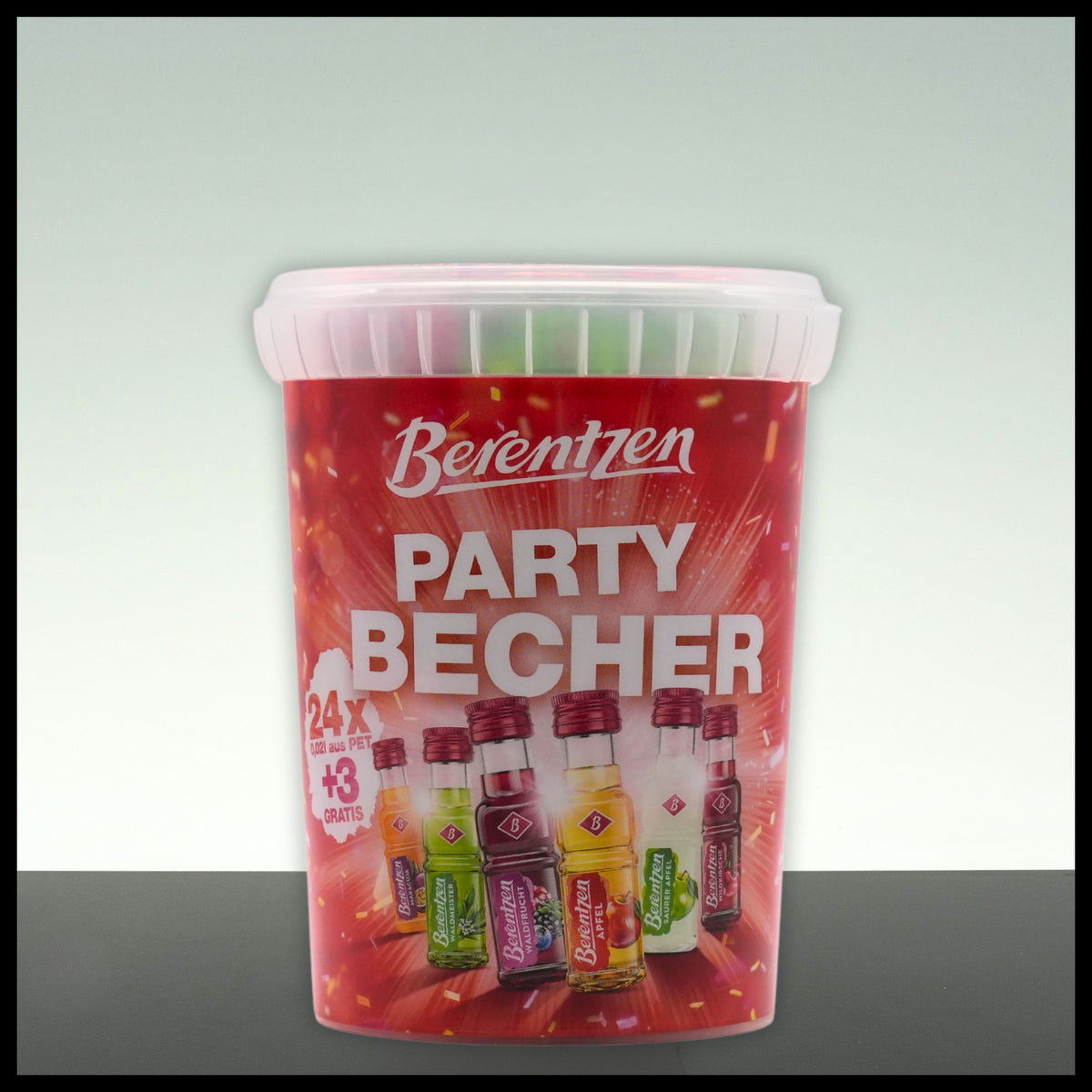 Berentzen Miniaturen Mix Partybecher 27x 0,02L - 16,33% Vol. - Trinklusiv