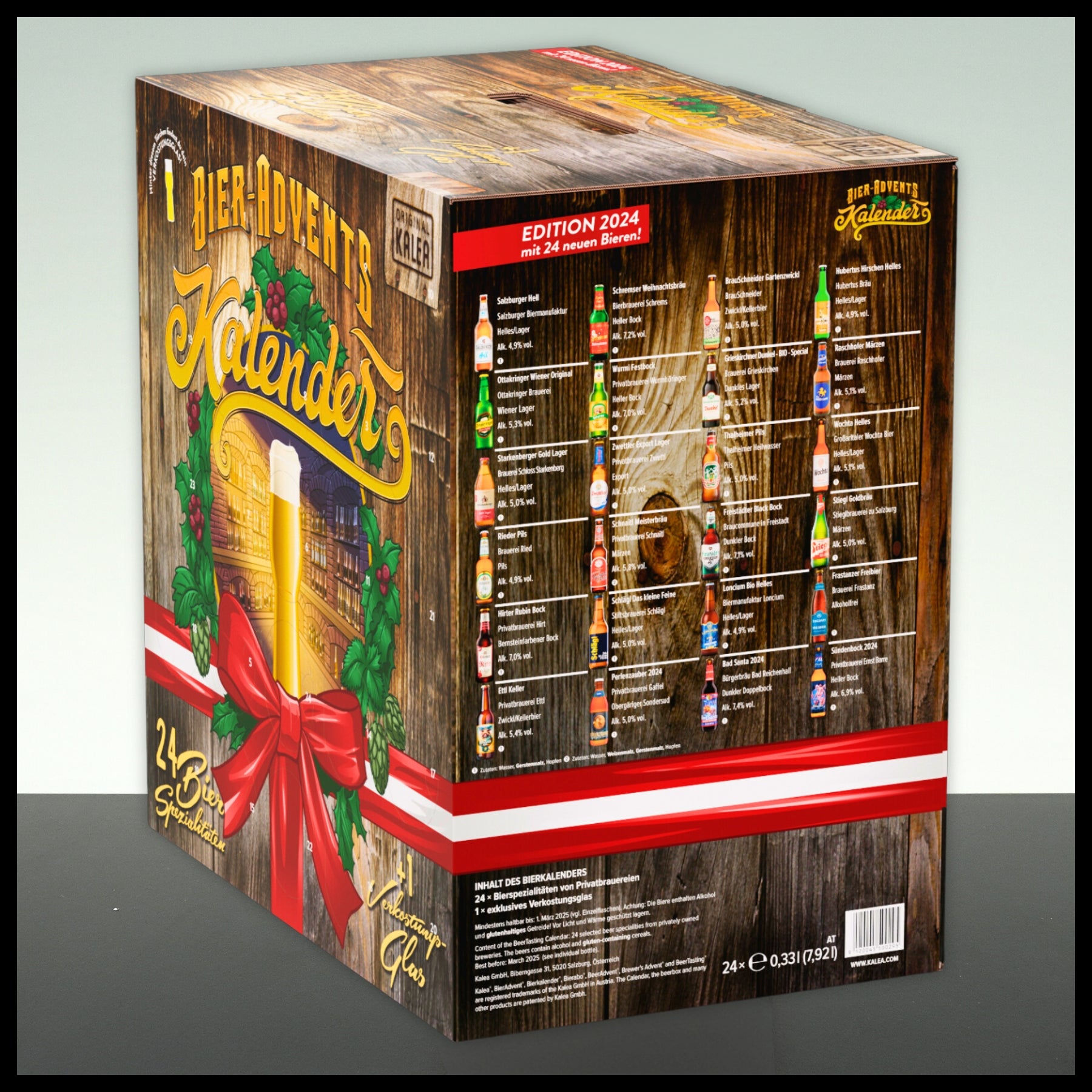 Bier Adventskalender 2024 24x 0,33L - Trinklusiv