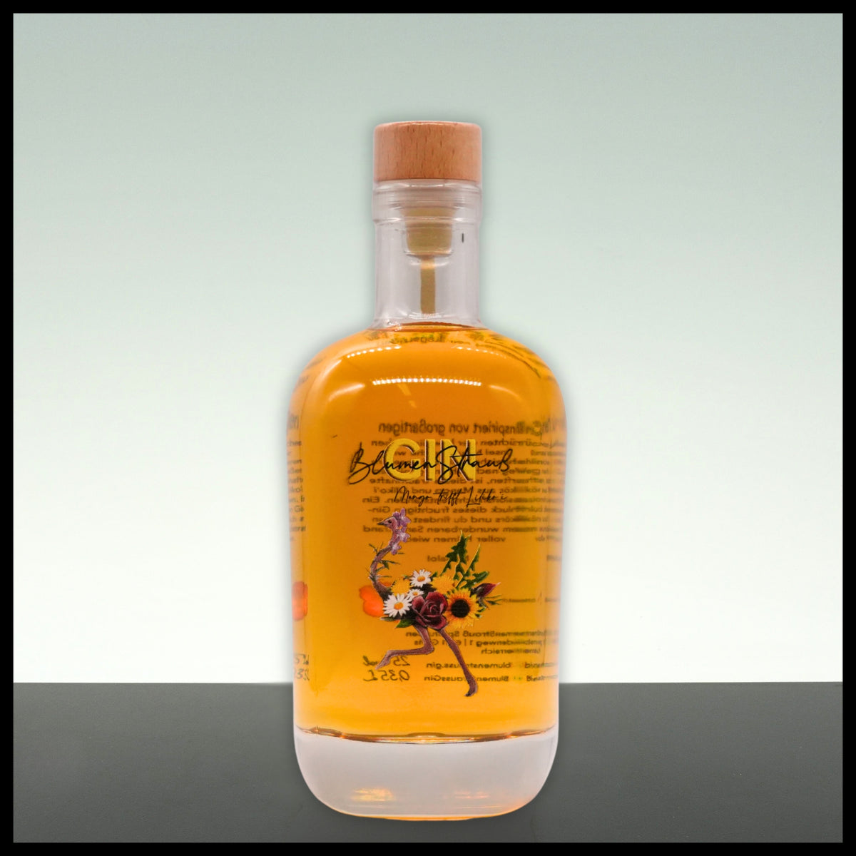 Blumenstrauß Mango-Passionsfrucht Gin-Likör 0,35L - 25% Vol. - Trinklusiv