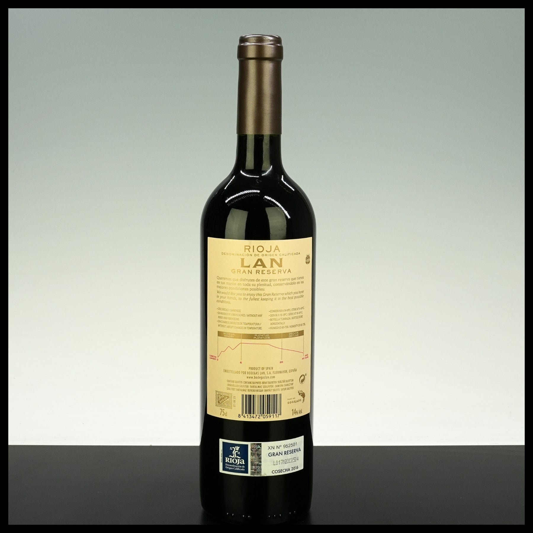 Bodegas Lan Rioja Gran Reserva 2016 0,75L - 14% Vol. - Trinklusiv