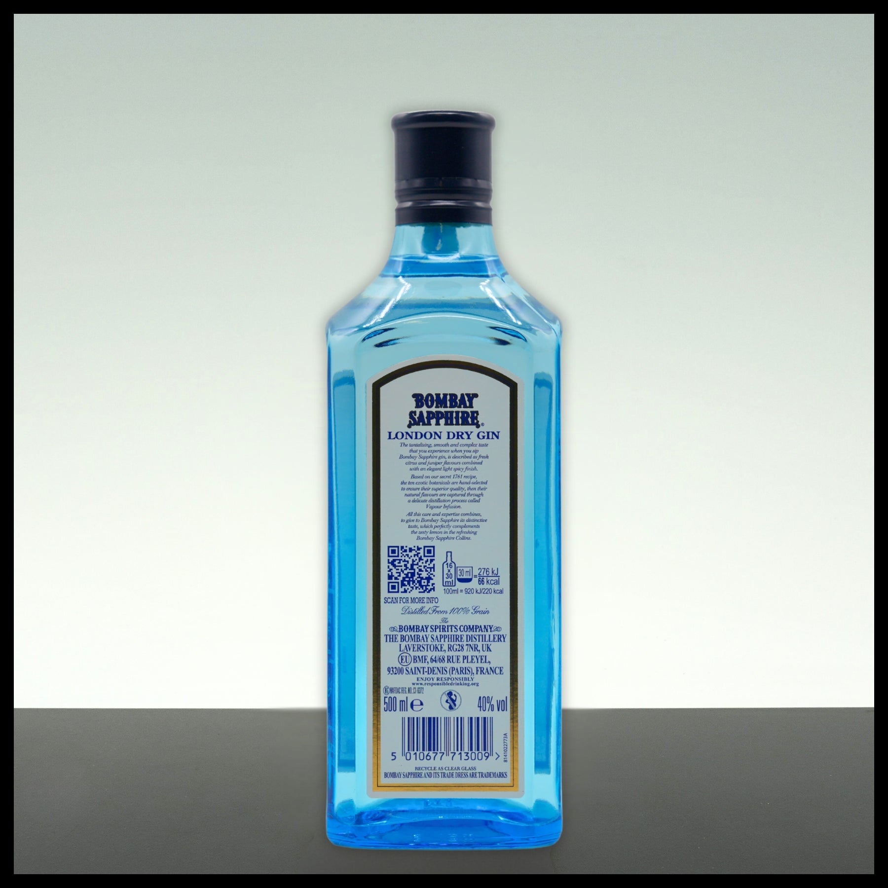 Bombay Sapphire London Dry Gin 0,5L - 40% Vol. - Trinklusiv