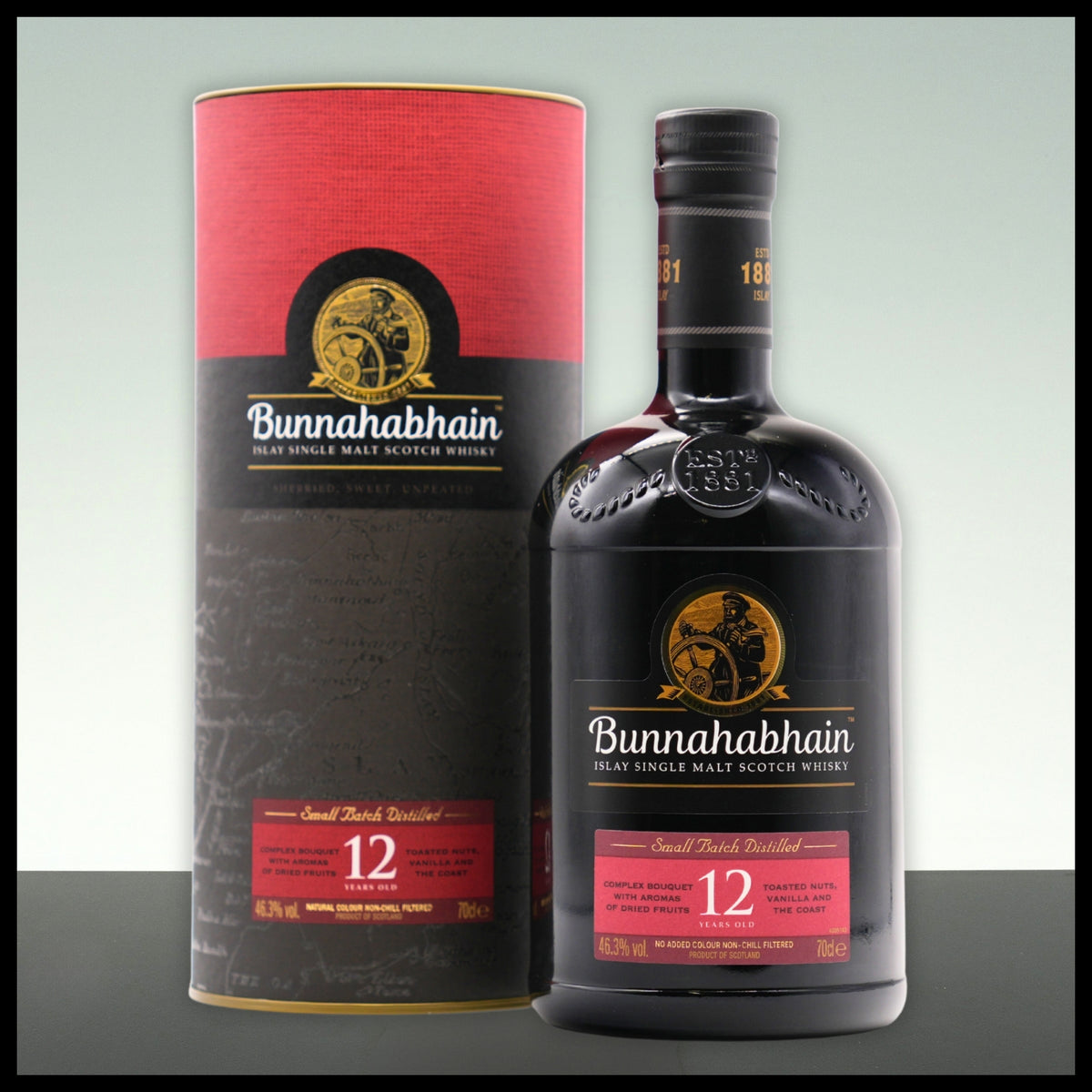 Bunnahabhain 12 YO Islay Single Malt Whisky 0,7L - 46,3% Vol. - Trinklusiv