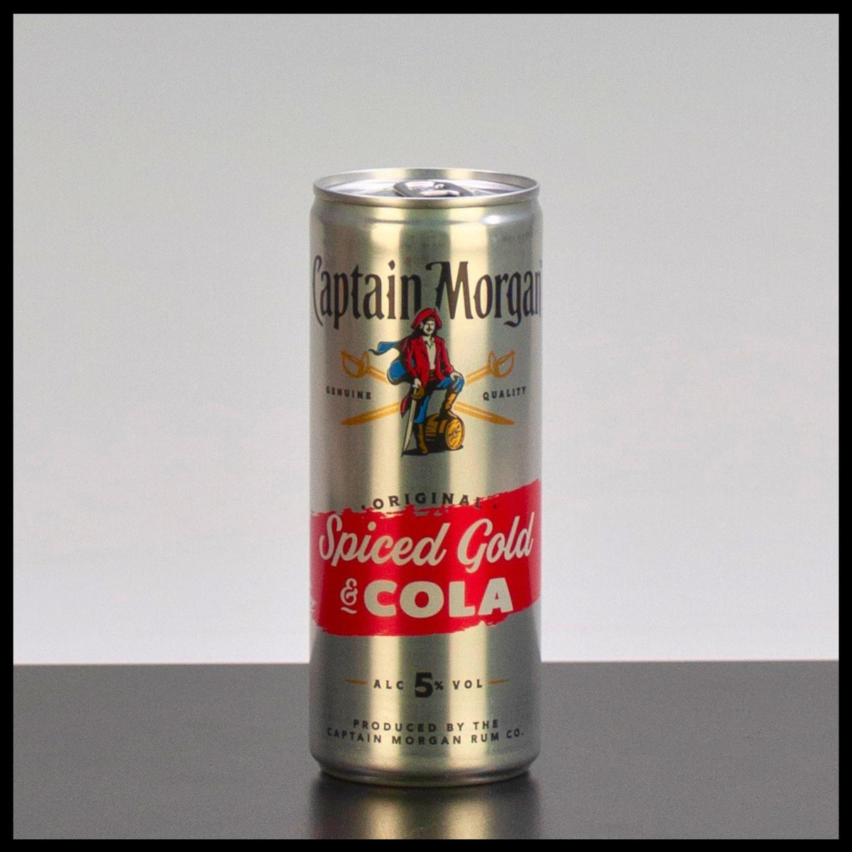 Captain Morgan & Cola 0,25L - 5% Vol. - Trinklusiv