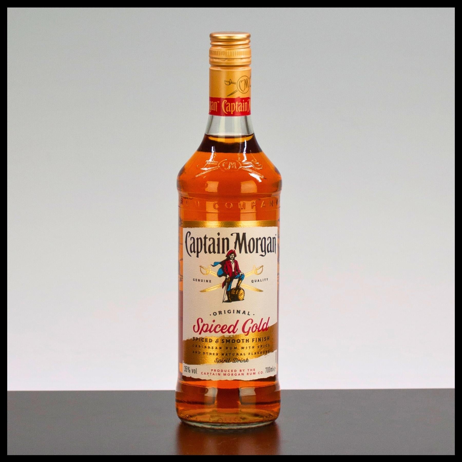 Captain Morgan Original Spiced Gold 0,7L - 35% Vol. - Trinklusiv