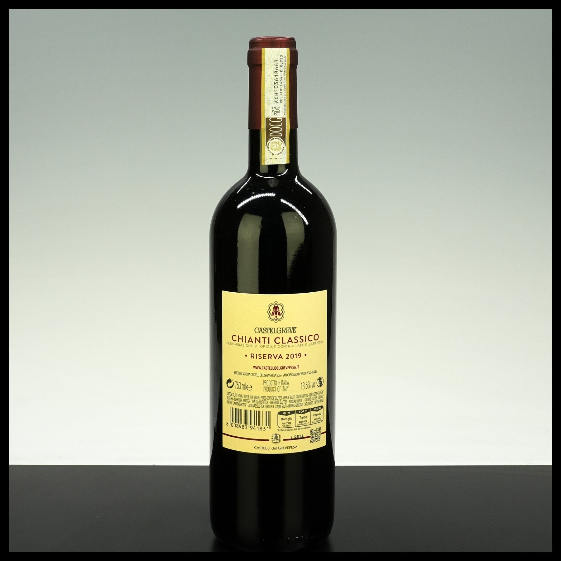 Castelgreve Chianti Classico Riserva DOCG 2019 0,75L - 13,5% Vol. - Trinklusiv
