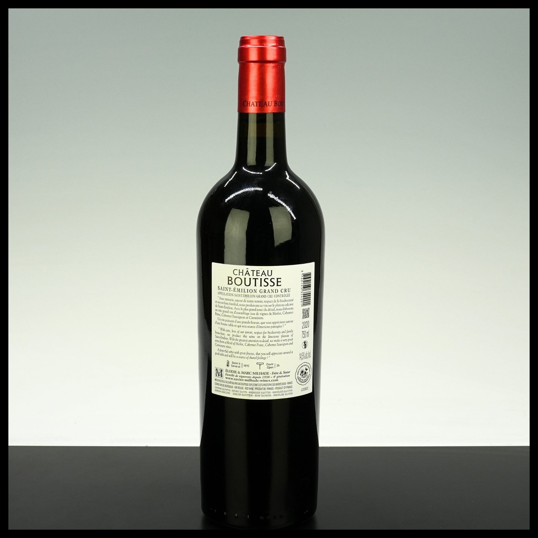 Chateau Boutisse Saint-Emilion Grand Cru 2020 0,75L - 14,5% Vol. - Trinklusiv