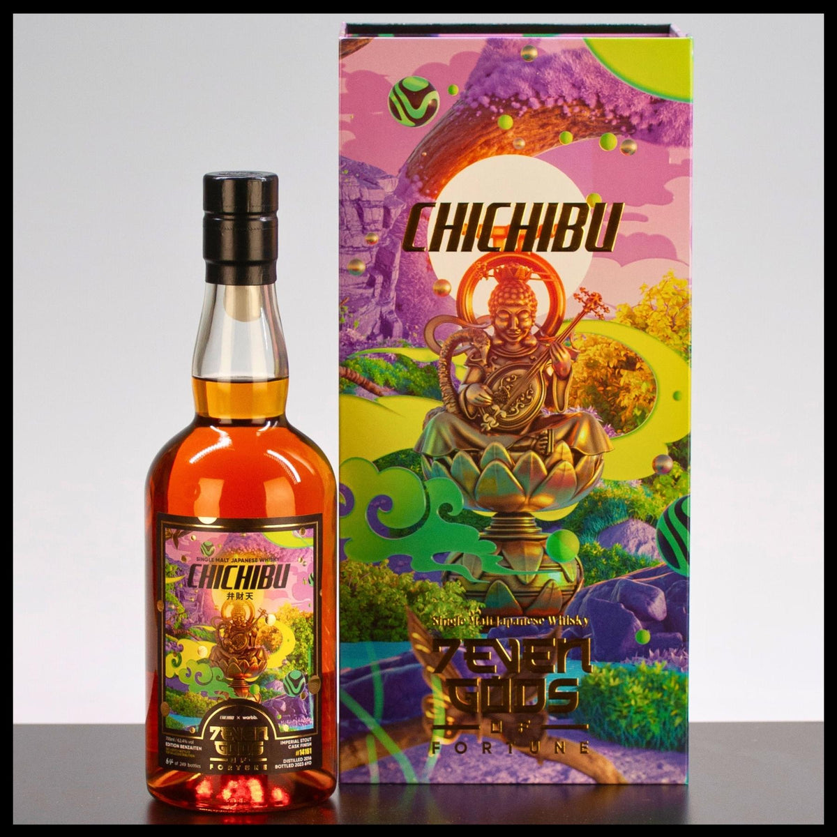 Chichibu 7EVEN Gods of Fortune Edition 3 Benzaiten 0,7L - 62,4% Vol. - Trinklusiv