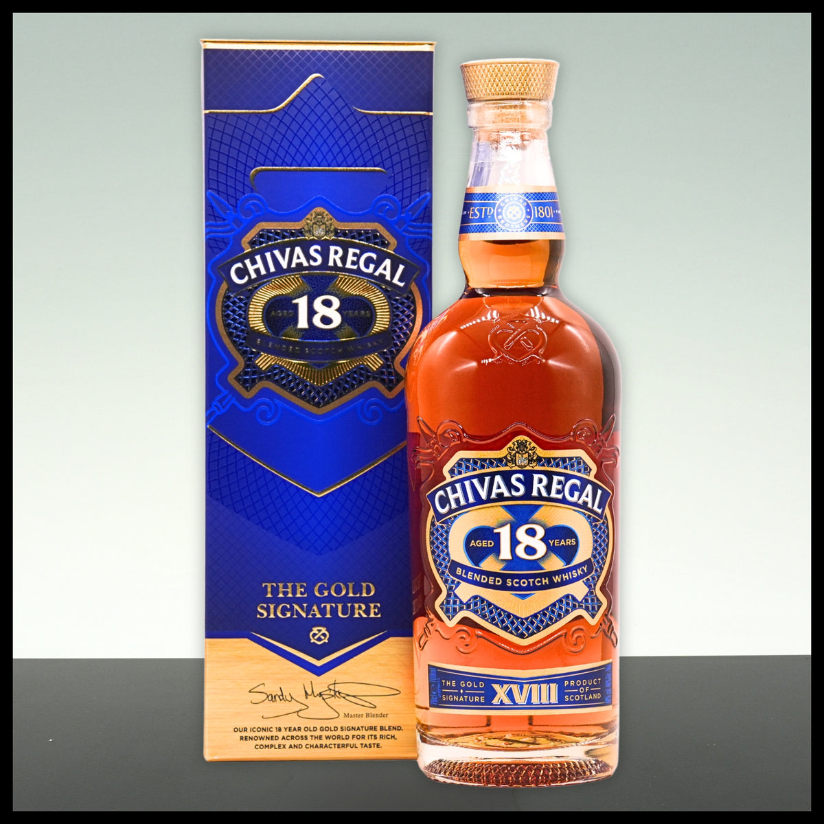 Chivas Regal 18 YO Gold Signature Blended Whisky 0,7L - 40% Vol. - Trinklusiv
