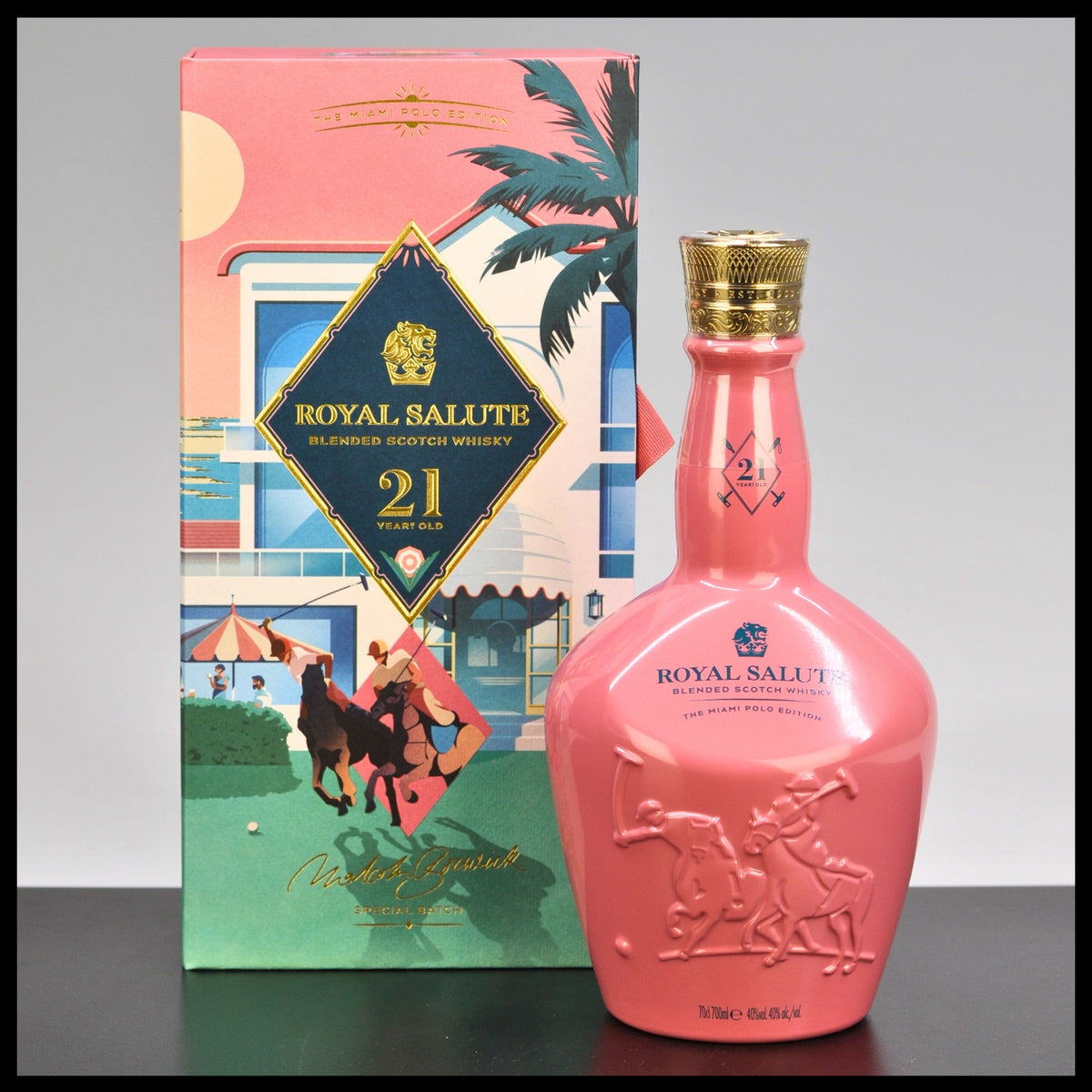 Chivas Regal Royal Salute 21 YO "Miami Polo Edition" Whisky 0,7L - 40% Vol. - Trinklusiv