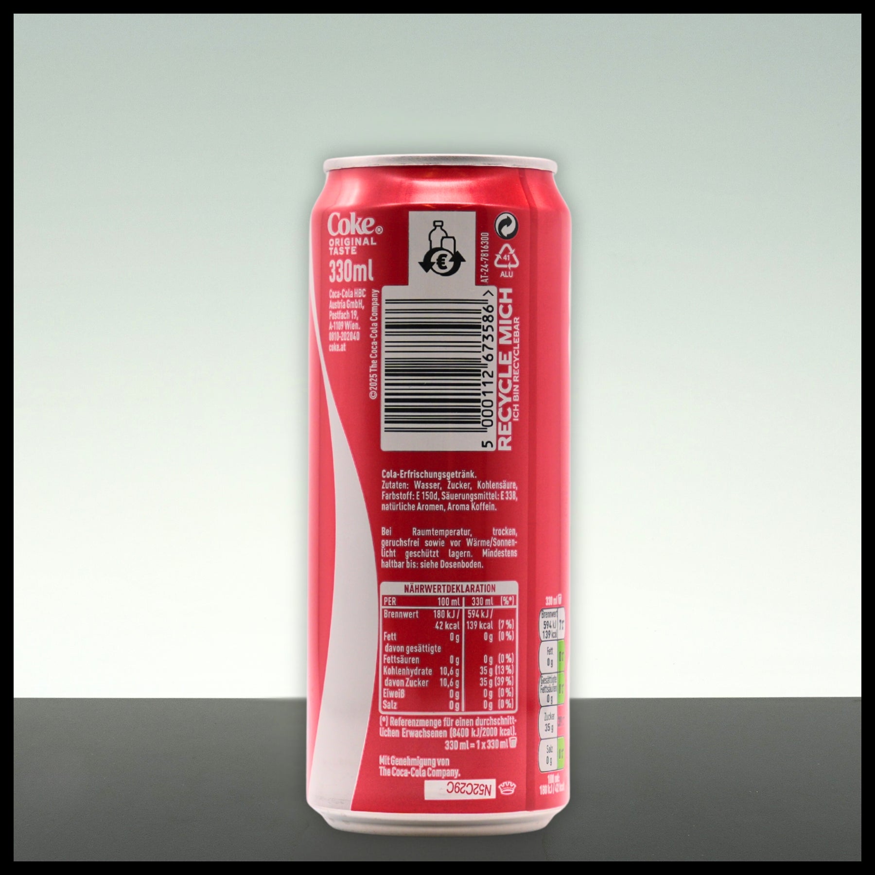 Coca Cola Dose 0,33L - Trinklusiv