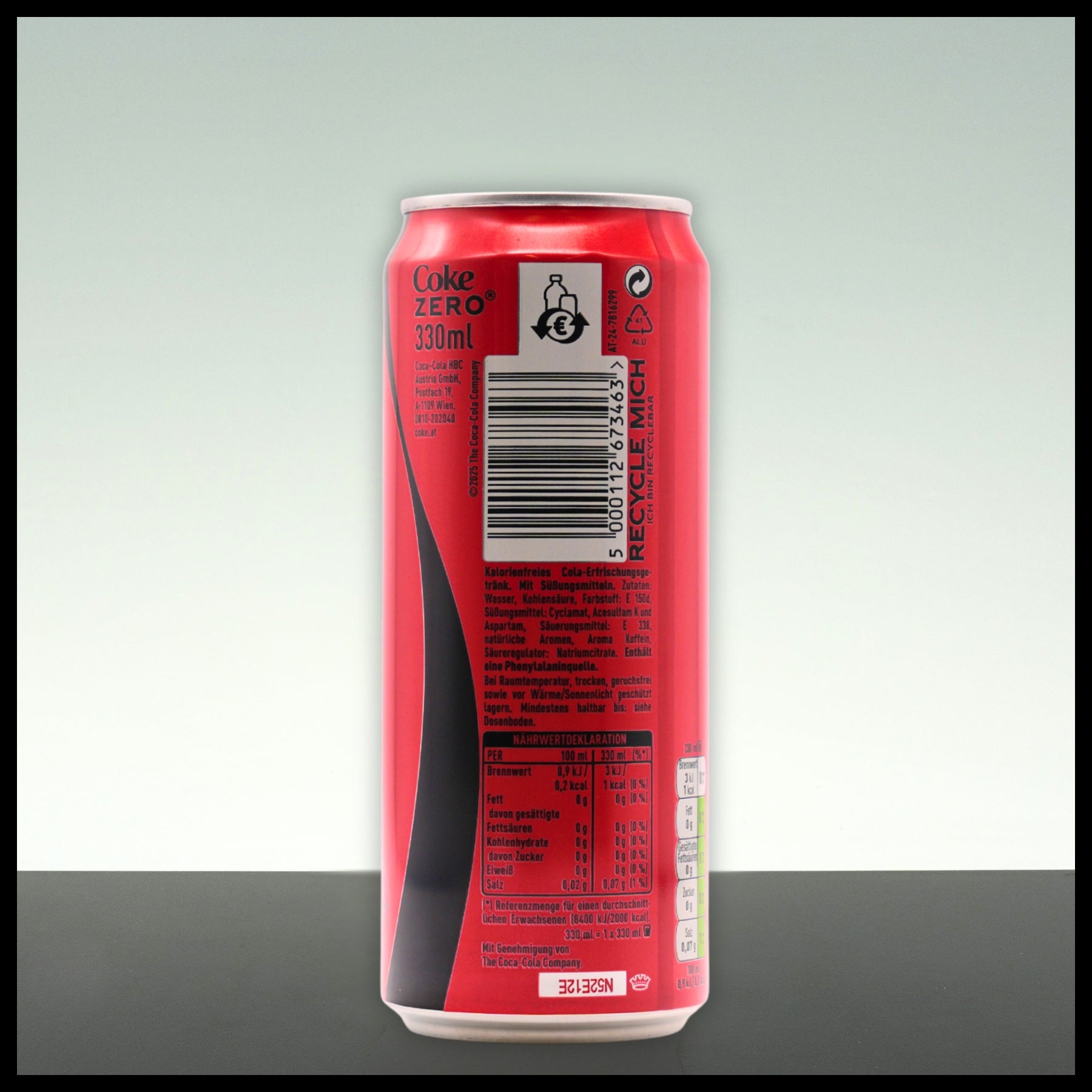 Coca Cola Zero Dose 0,33L - Trinklusiv