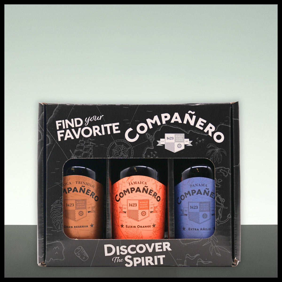 Companero Mini-Set 3x 0,05L - 44,7% Vol. - Trinklusiv