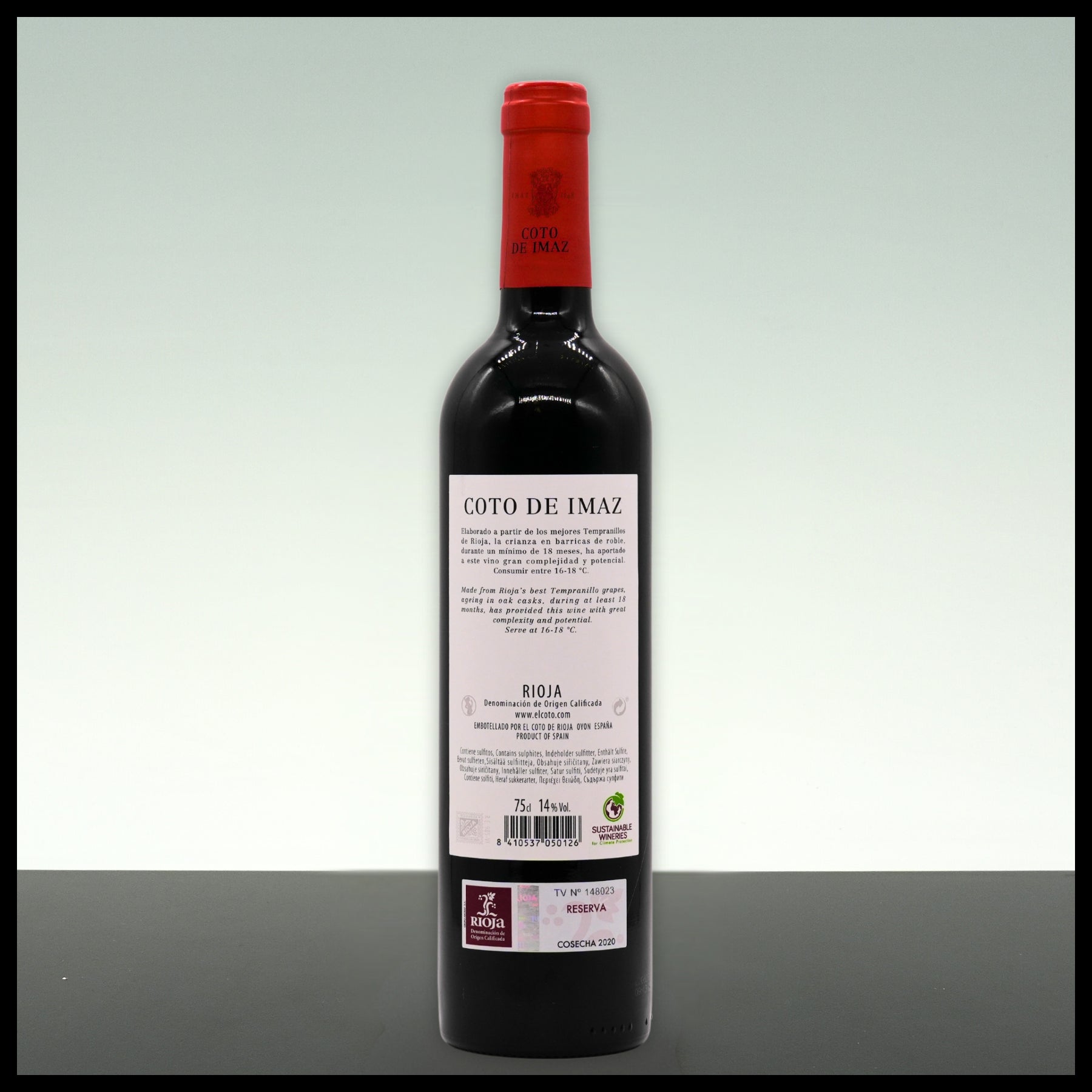 Coto de Imaz Rioja Reserva 2020 0,75L - 14% Vol. - Trinklusiv