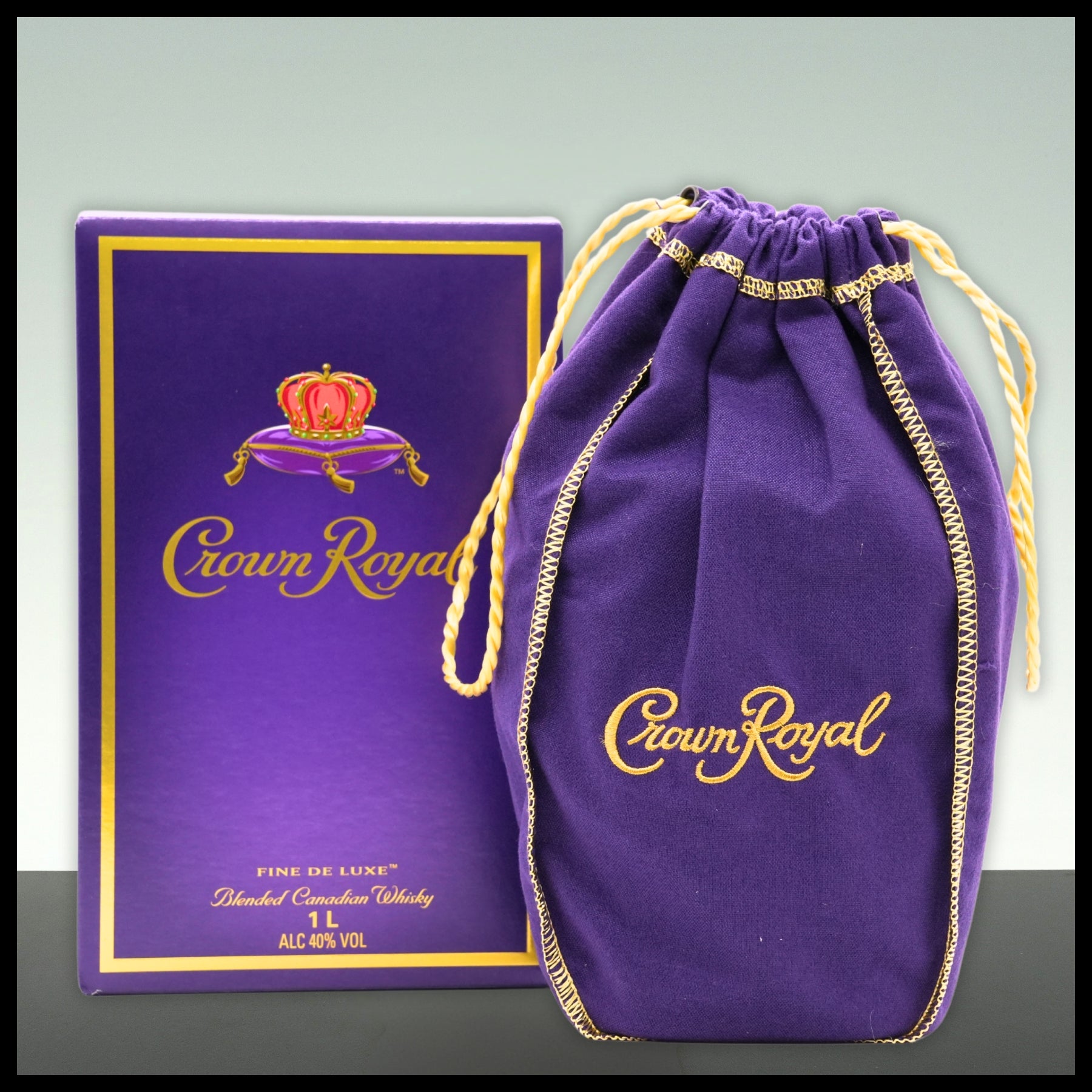 Crown Royal Blended Canadian Whisky 1L - 40% Vol. - Trinklusiv