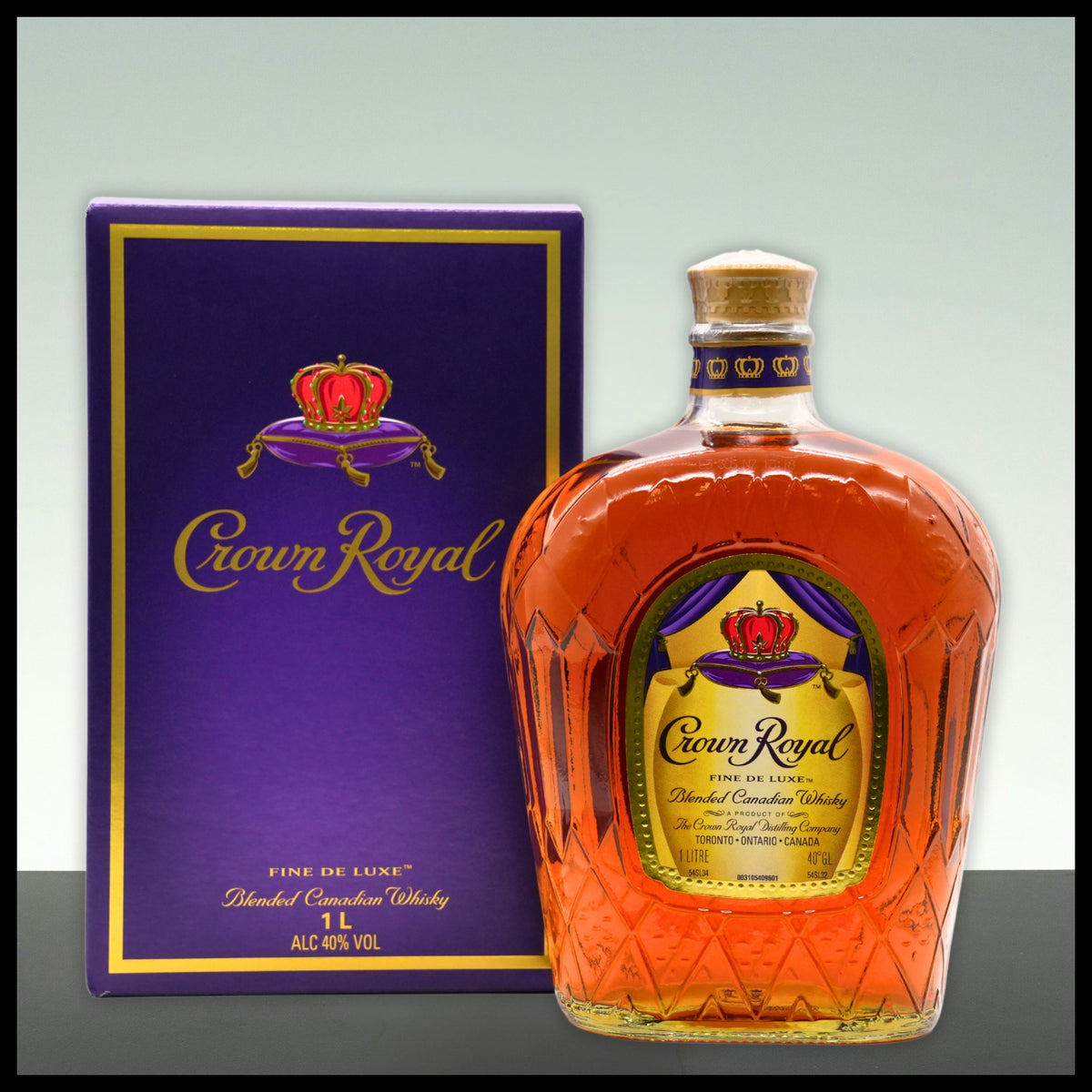 Crown Royal Blended Canadian Whisky 1L - 40% Vol. - Trinklusiv