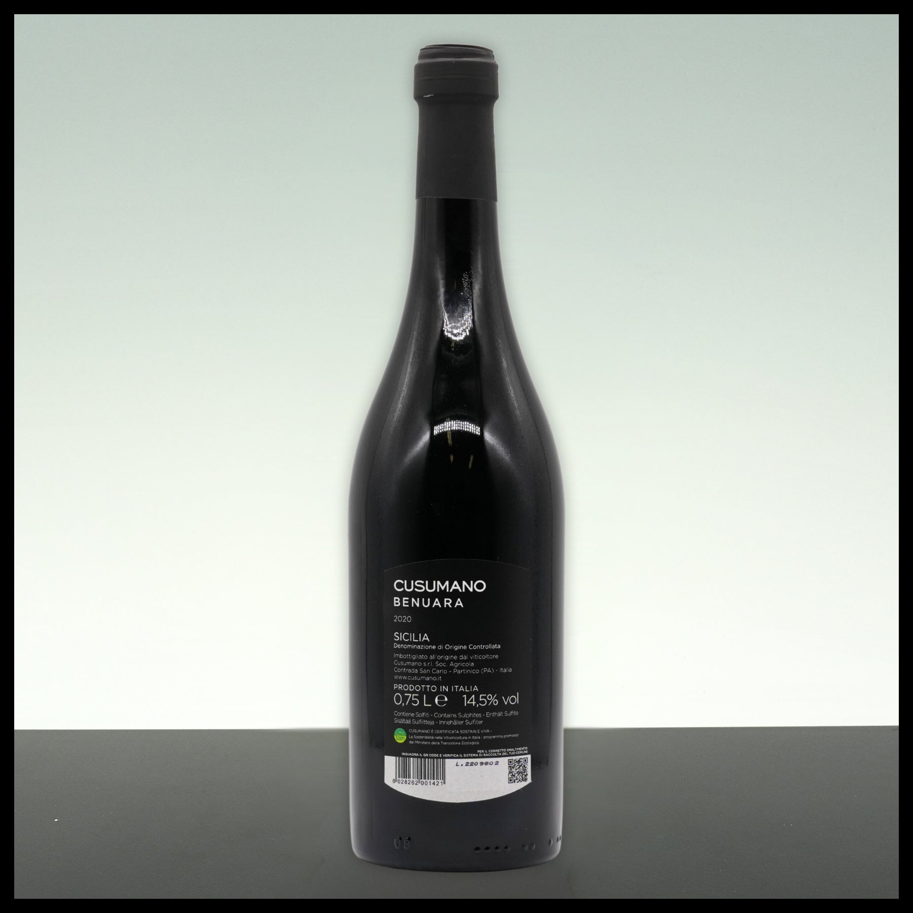 Cusumano BENUARA Sicilia DOC 2020 0,75L - 14,5% Vol. - Trinklusiv