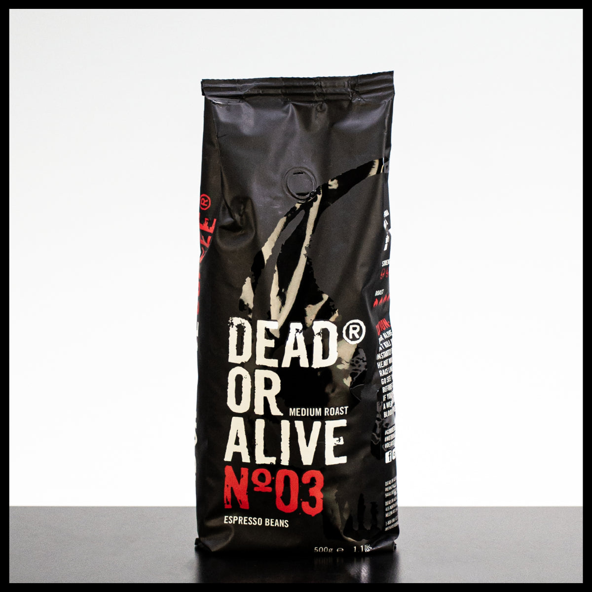 Dead or Alive Coffee No3 Espressobohnen 500g - Trinklusiv