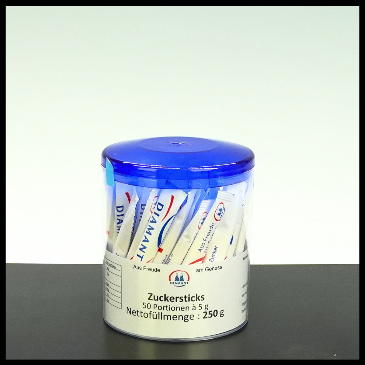 Diamant Zuckersticks Dose 50x 5 Gramm - Trinklusiv