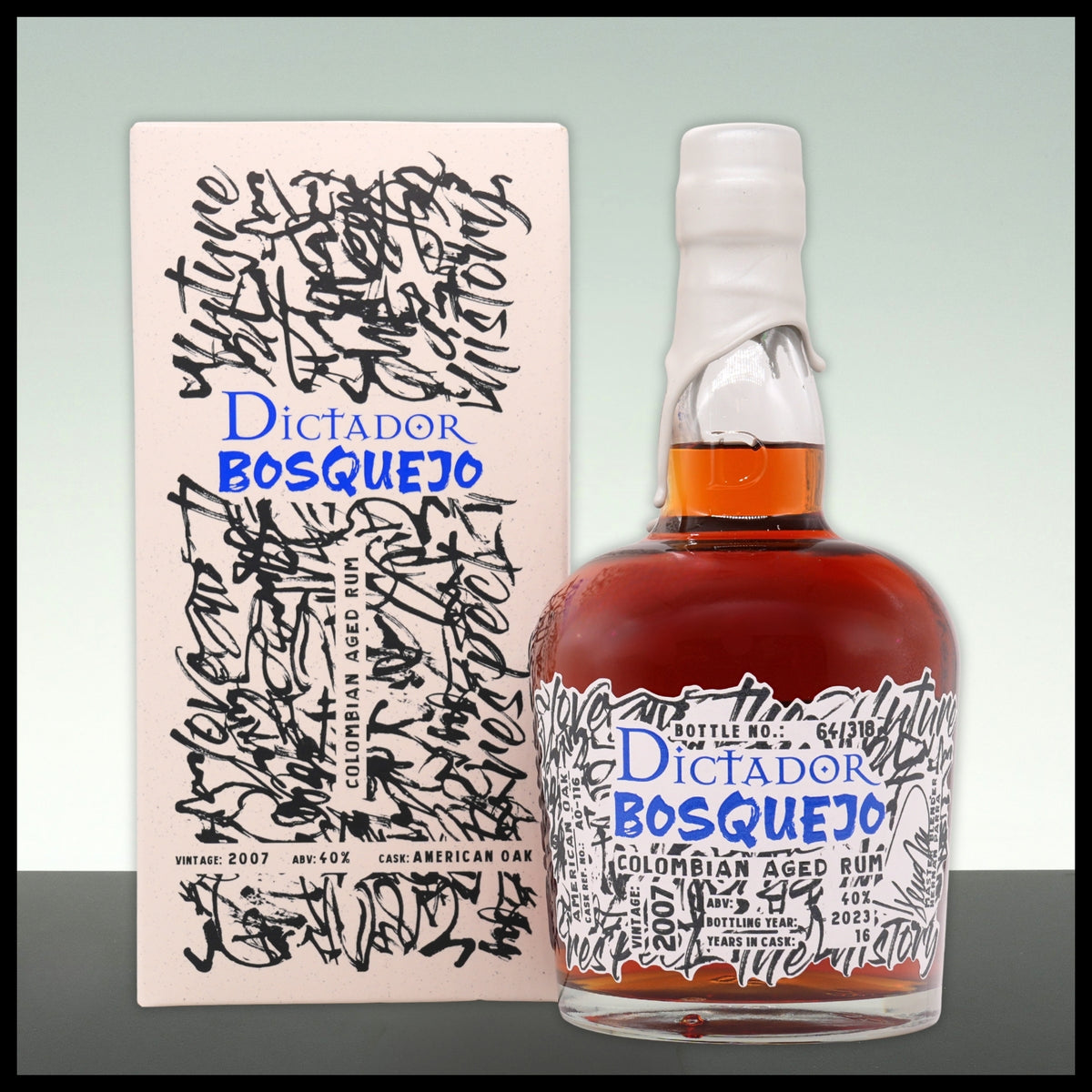 Dictador BOSQUEJO American Oak Cask Rum 2007 0,7L - 40% Vol. - Trinklusiv