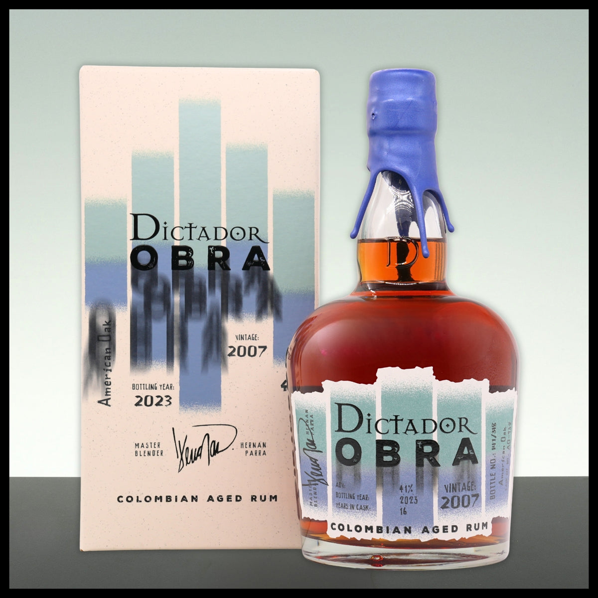 Dictador OBRA American Oak Cask Rum 2007 0,7L - 41% Vol. - Trinklusiv