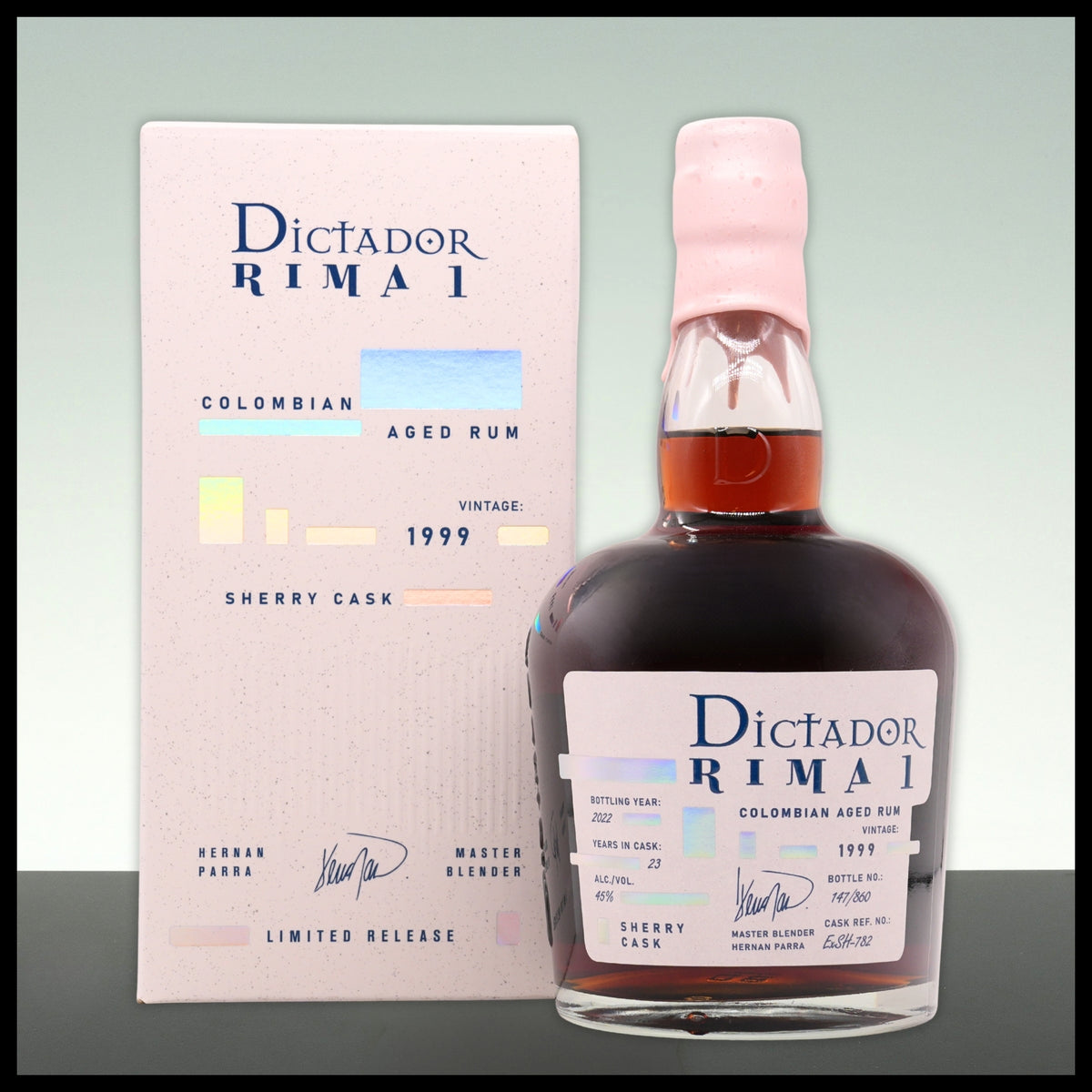 Dictador RIMA 1 Sherry Cask Rum 1999 0,7L - 45% Vol. - Trinklusiv