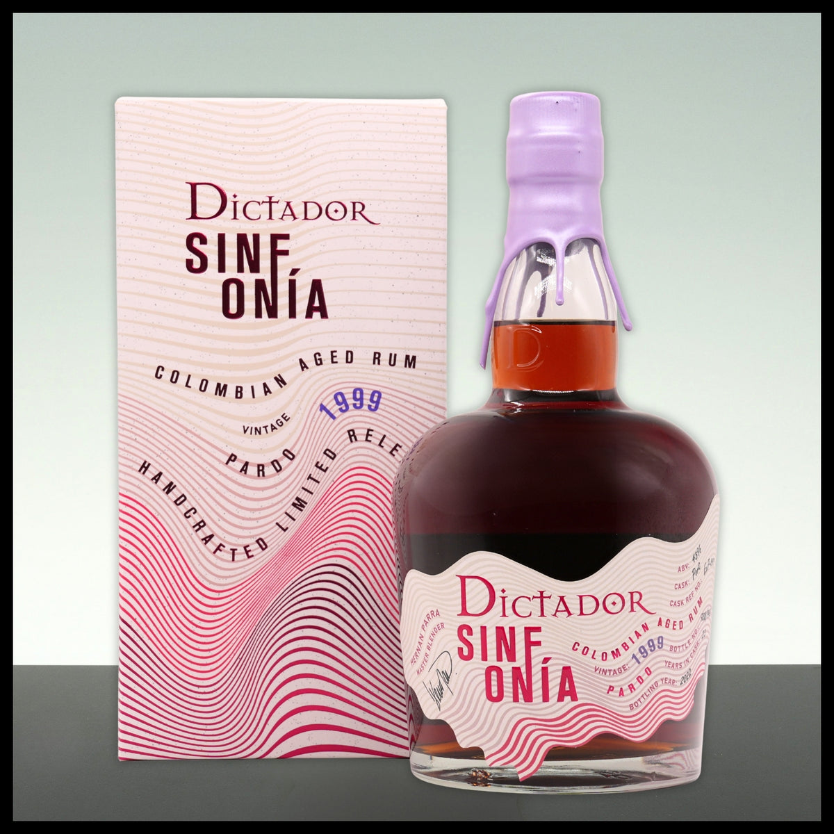 Dictador SINFONIA Pardo Rum 1999 0,7L - 43% Vol. - Trinklusiv