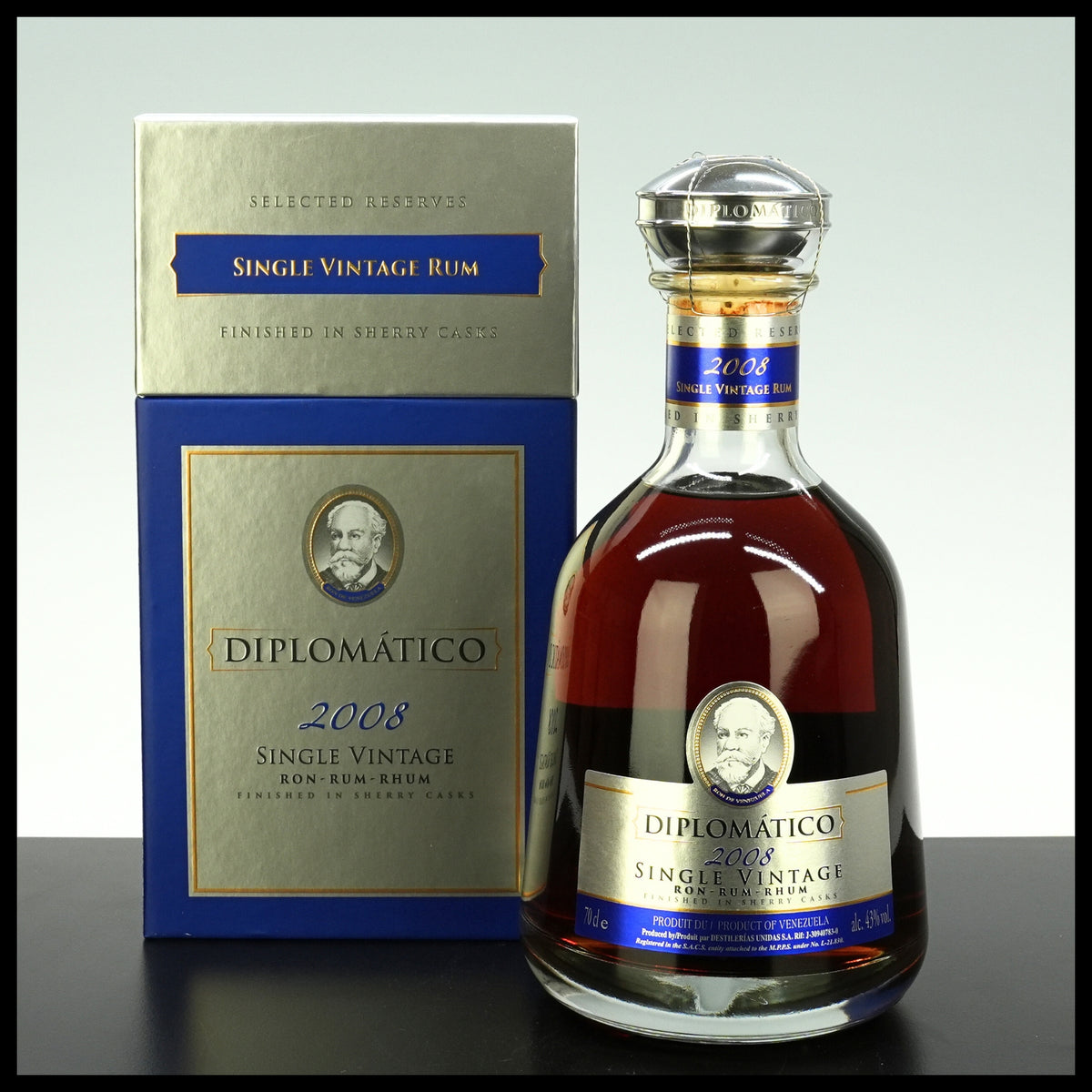 Diplomatico Single Vintage 2008 Rum 0,7L - 43% Vol. - Trinklusiv