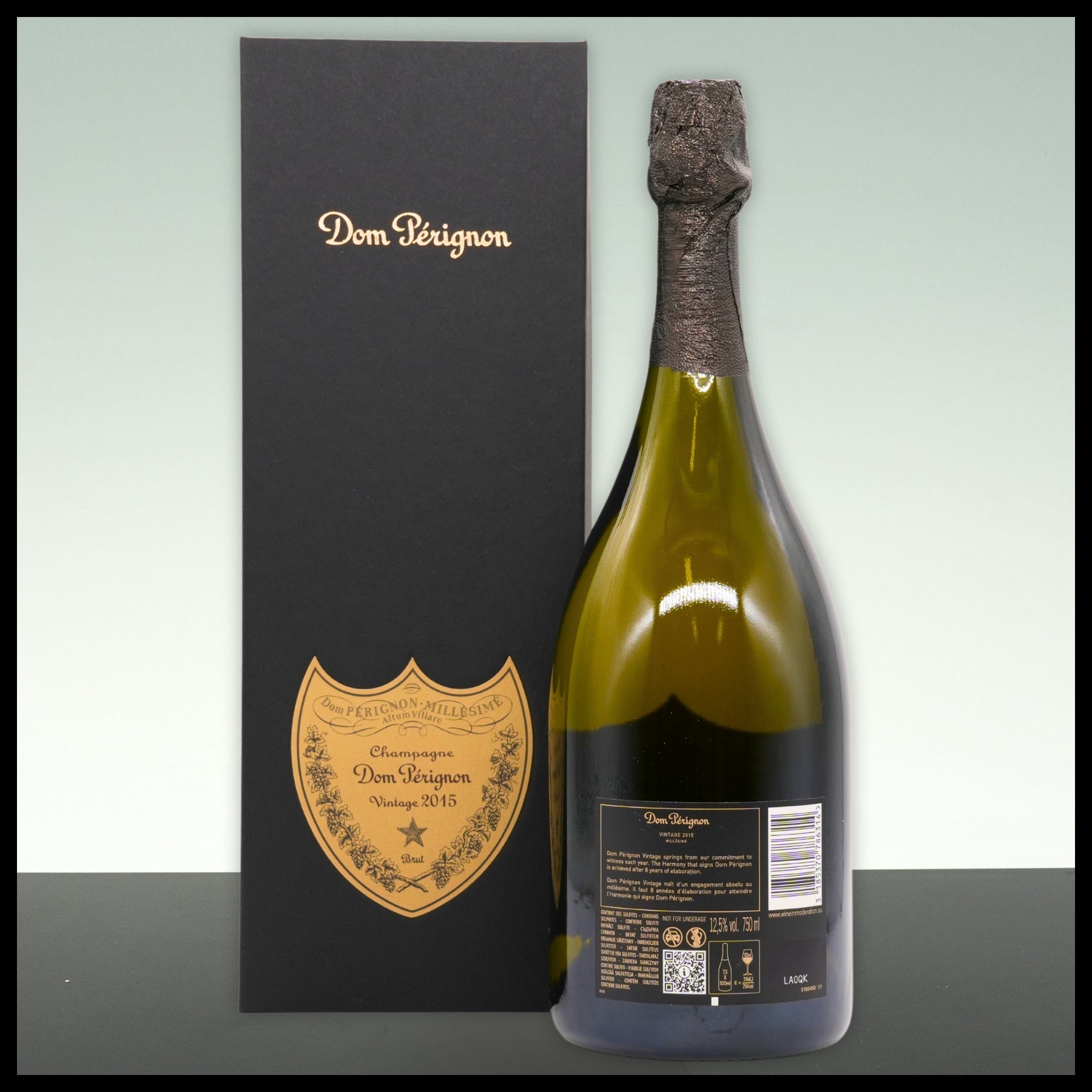 Dom Perignon Blanc Vintage 2015 mit Geschenkkarton 0,75L - 12,5% Vol. - Trinklusiv