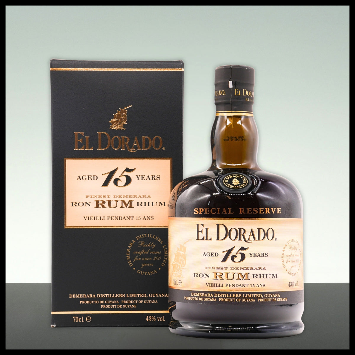 El Dorado 15 YO Rum 0,7L - 43% Vol.