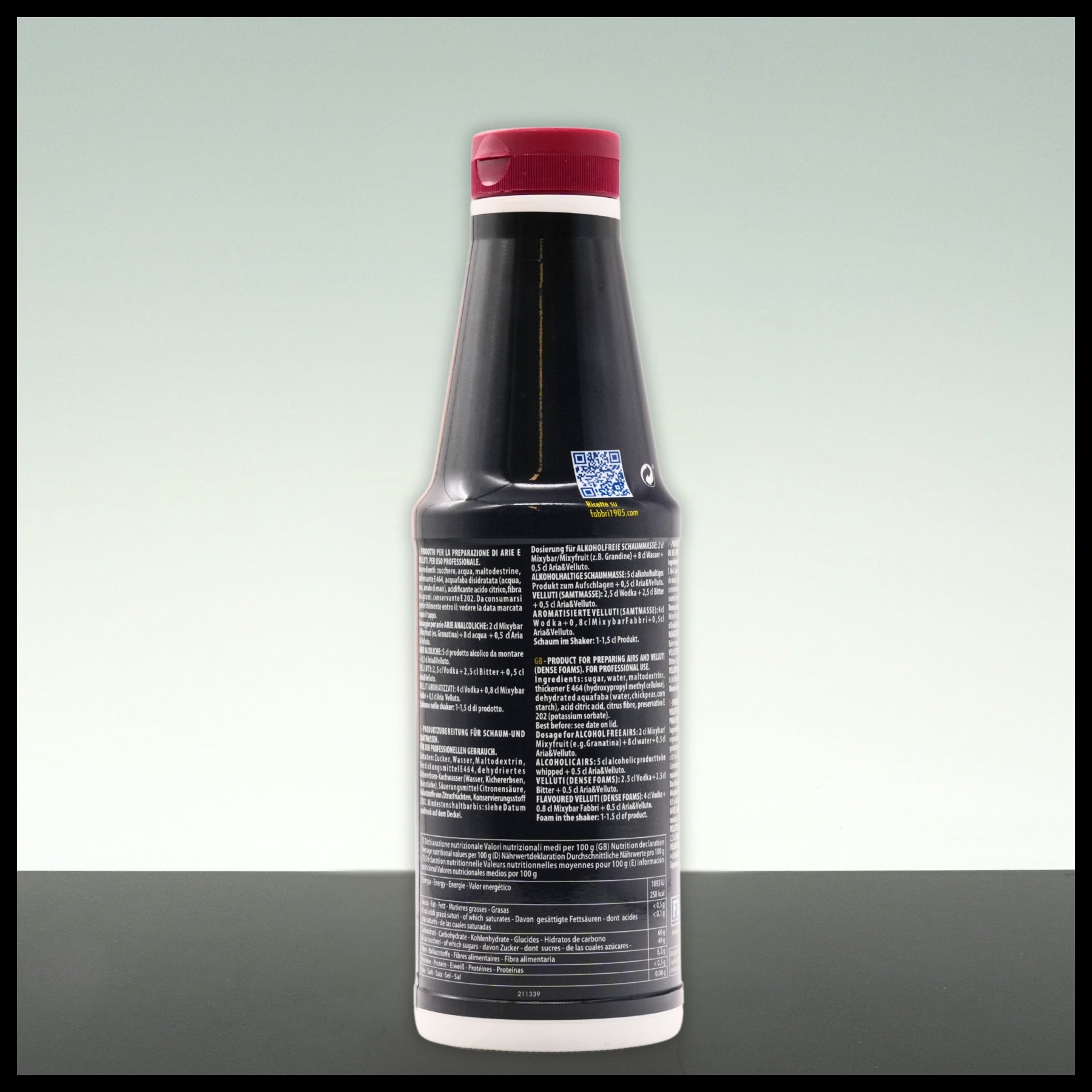 Fabbri Aria & Velluto Shake 890 Gramm